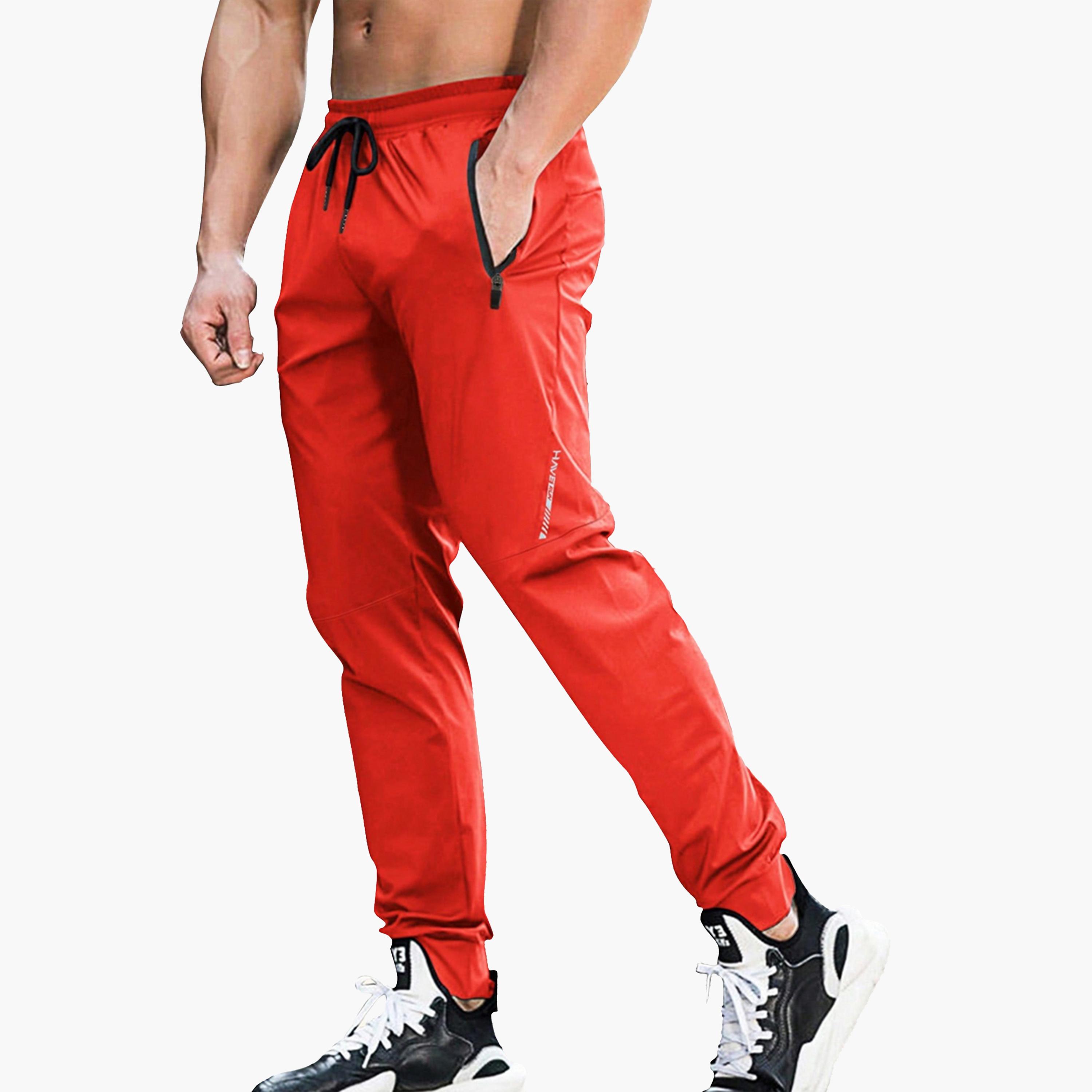 Take Two Solid Zipped Pockets Track Pants with Drawstring-men-clothing-sportswearandactivewear-bottoms-joggers-image-3