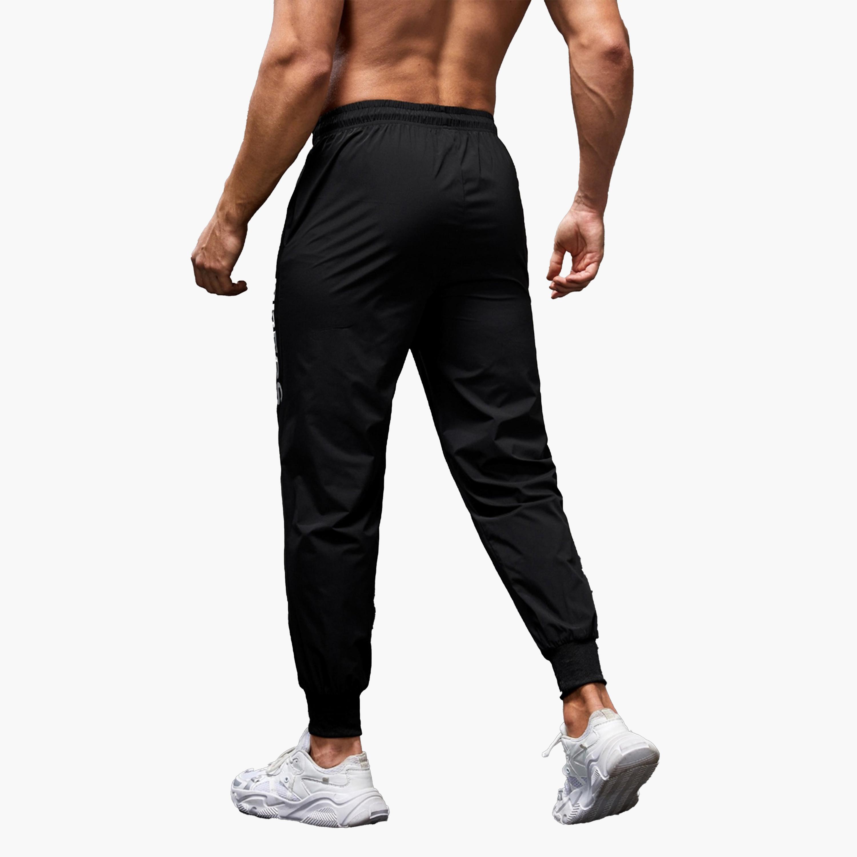 Take Two Slogan Printed Track Pants with Drawstring-men-clothing-sportswearandactivewear-bottoms-image-3