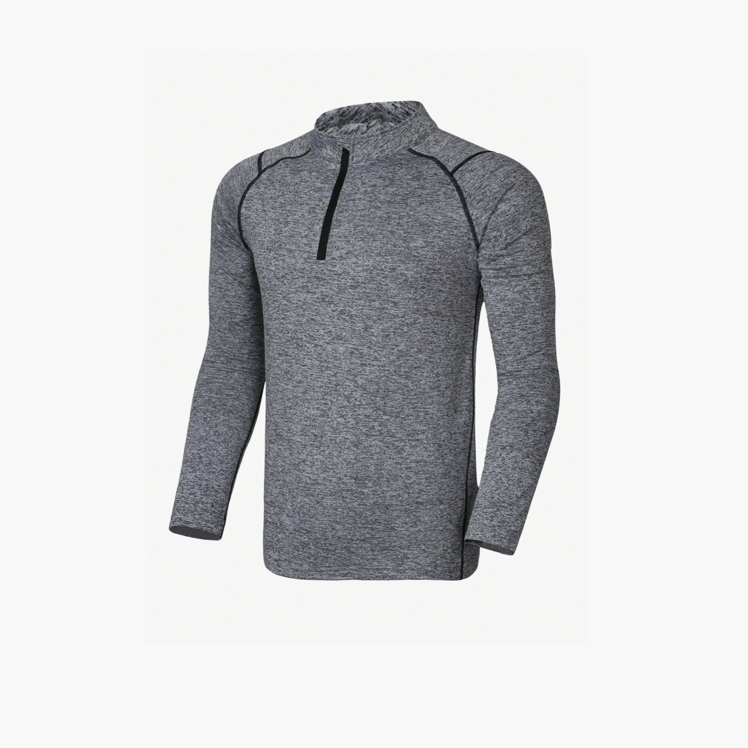 تيشيرت رياضي بنصف سحَّاب غلق وأكمام طويلة-men-clothing-sportswearandactivewear-hoodiesandsweatshirts-image-3