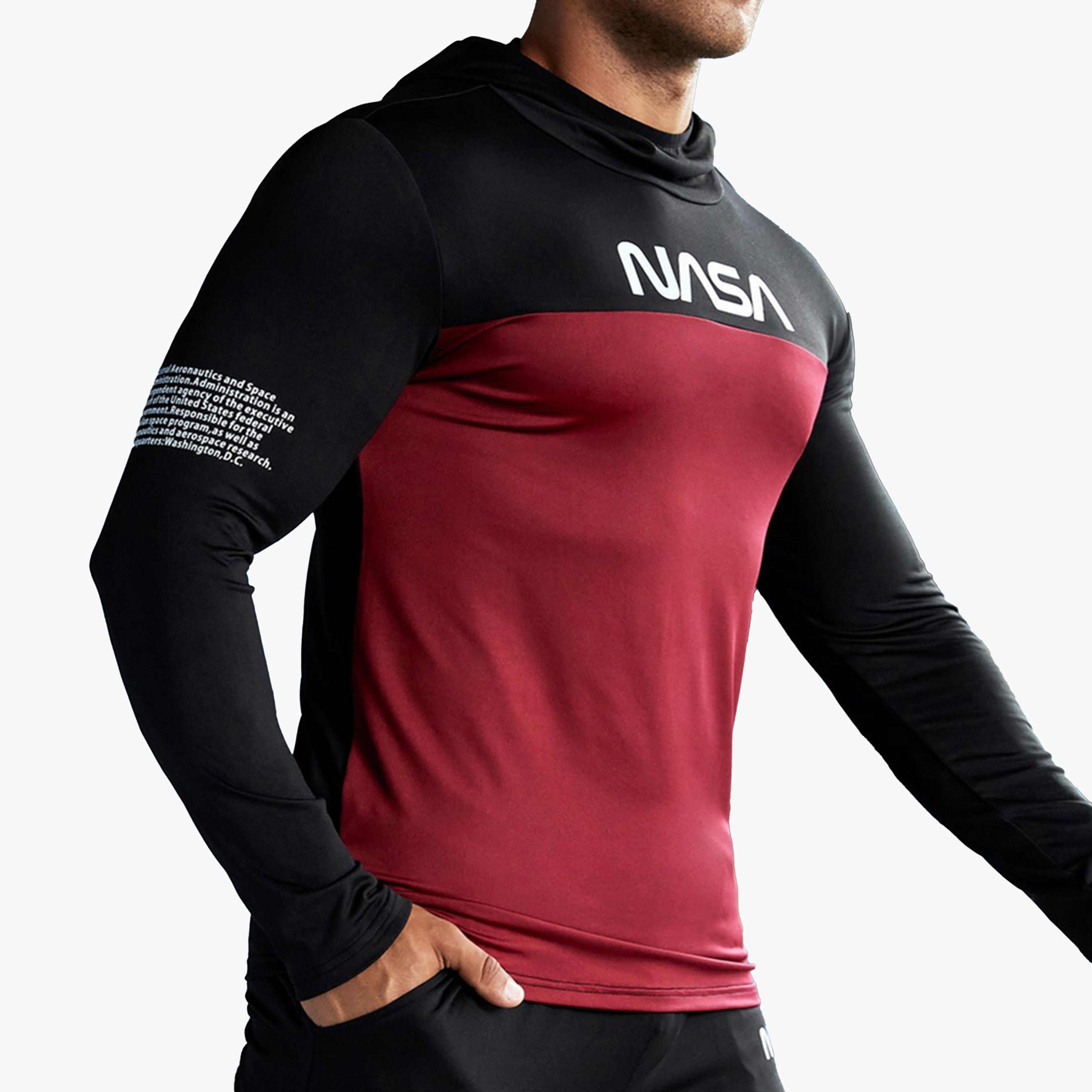 Take Two Color Block Long Sleeve Hooded T-Shirt-men-clothing-sportswearandactivewear-tshirtsandpolos-image-1