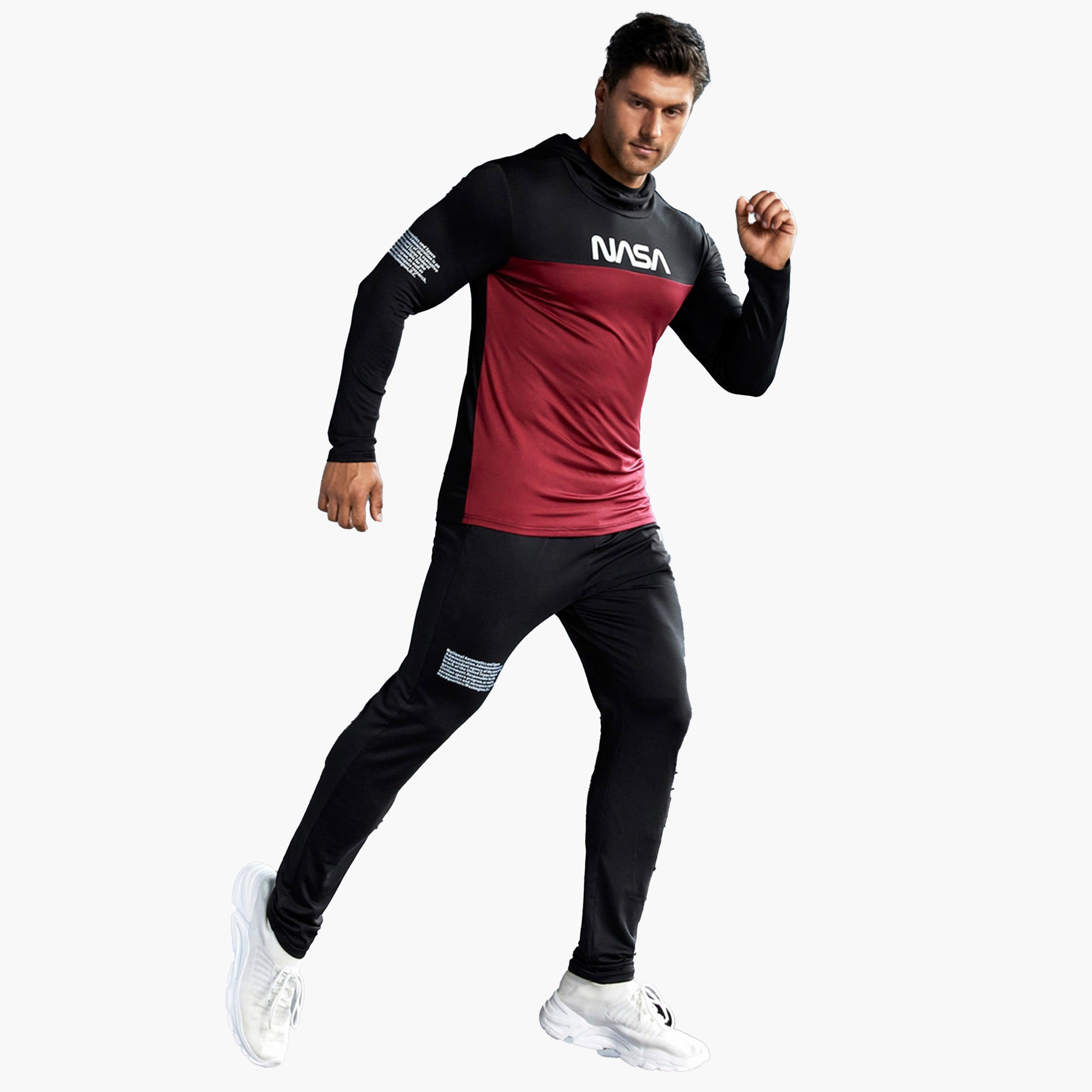 Take Two Color Block Long Sleeve Hooded T-Shirt-men-clothing-sportswearandactivewear-tshirtsandpolos-image-2