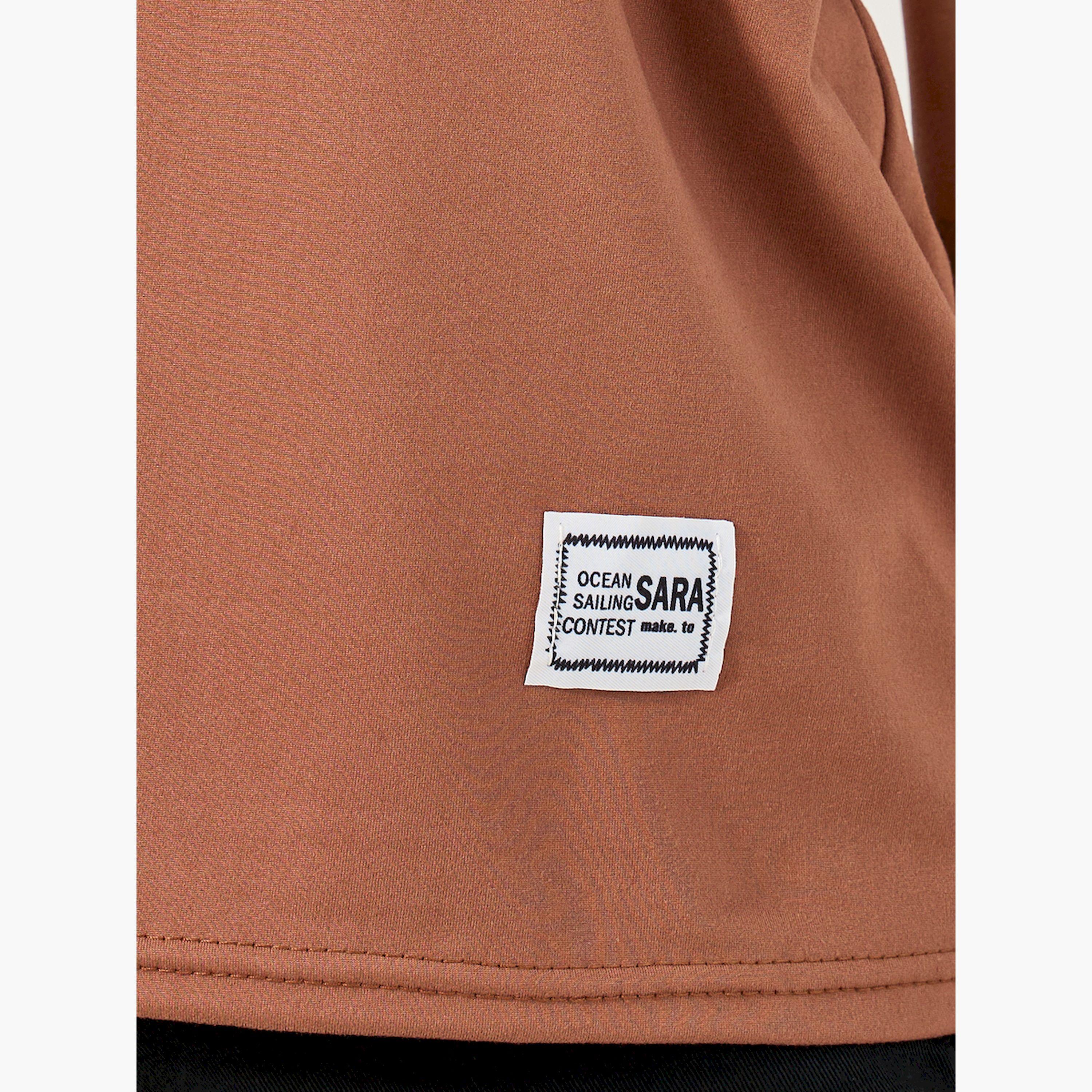 ستايلي - تي شيرت محبوك بأكمام قصيرة وياقة V-women-clothing-tshirts-image-4