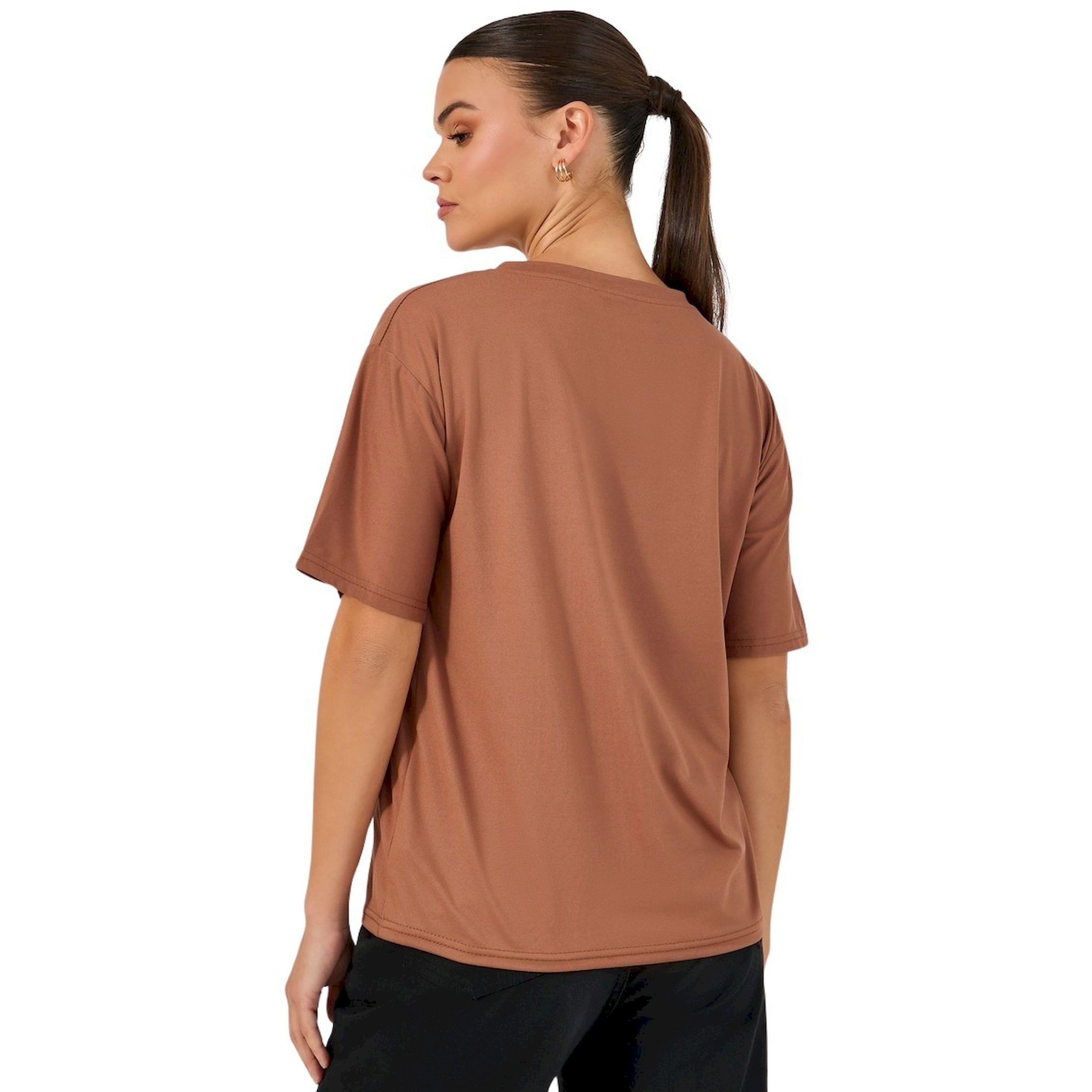 ستايلي - تي شيرت محبوك بأكمام قصيرة وياقة V-women-clothing-tshirts-image-5