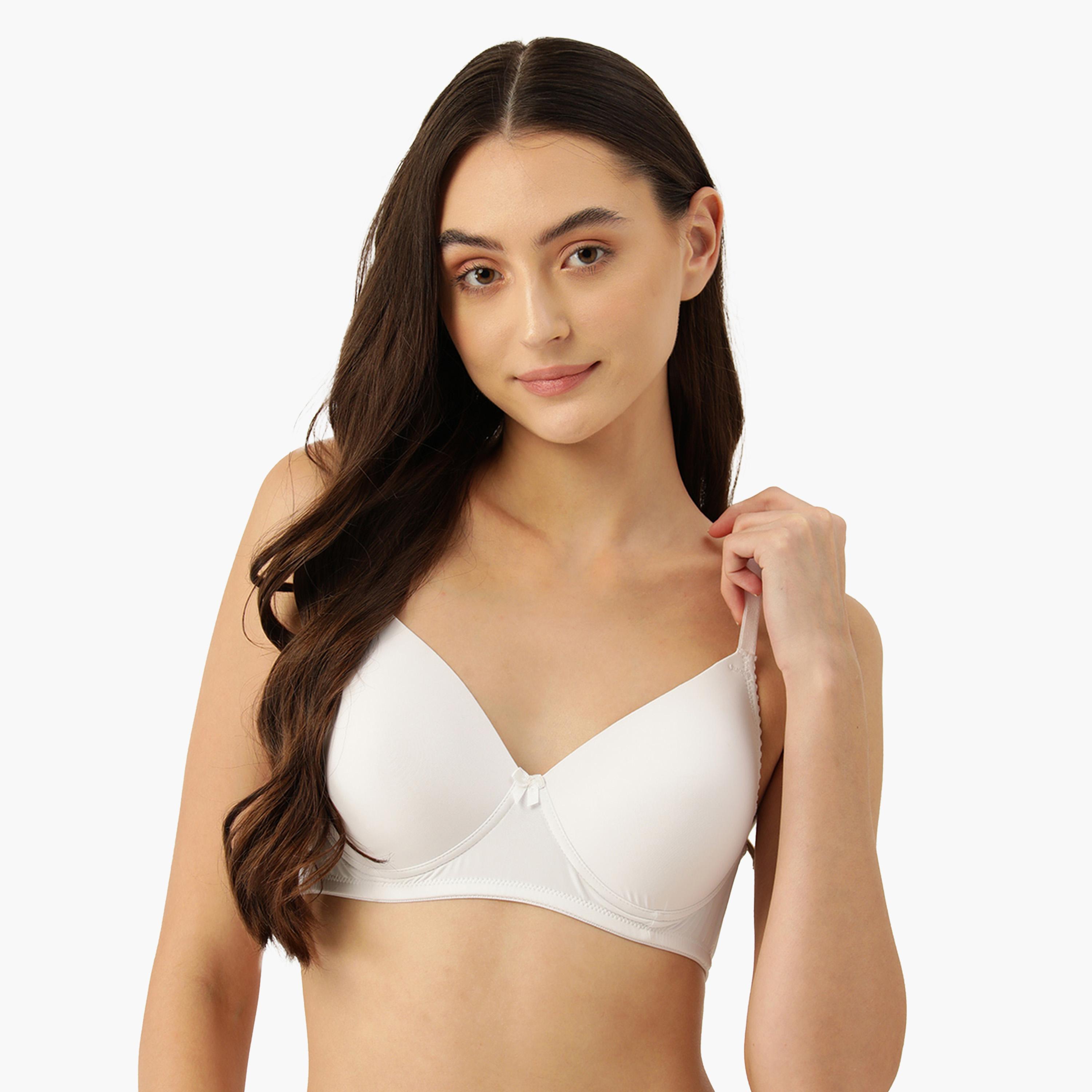 Leading Lady X Styli Pack of 2 - Padded Non-Wired T-Shirt Bra-women-clothing-lingerie-bras-image-3