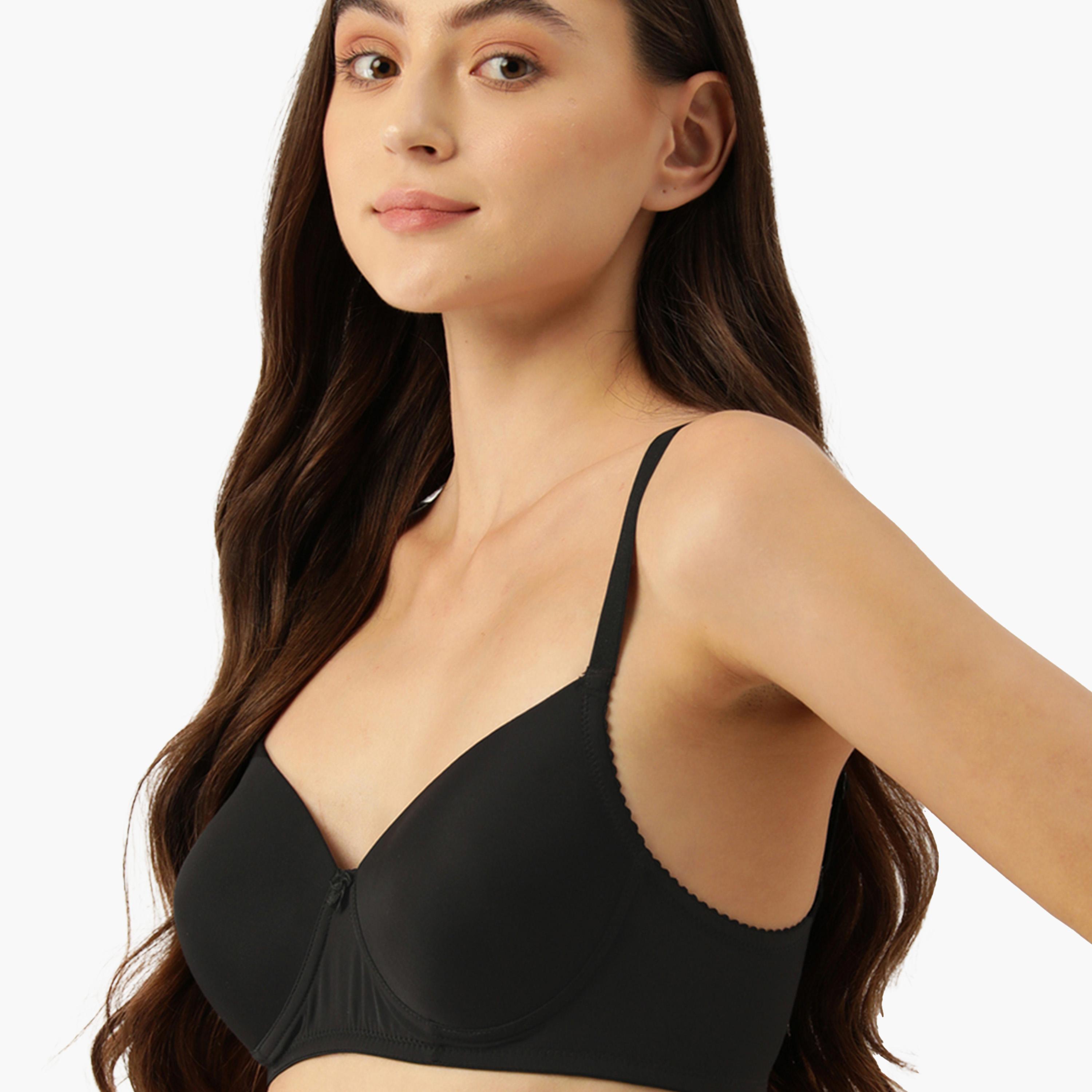 Leading Lady X Styli Pack of 2 - Padded Non-Wired T-Shirt Bra-women-clothing-lingerie-bras-image-6