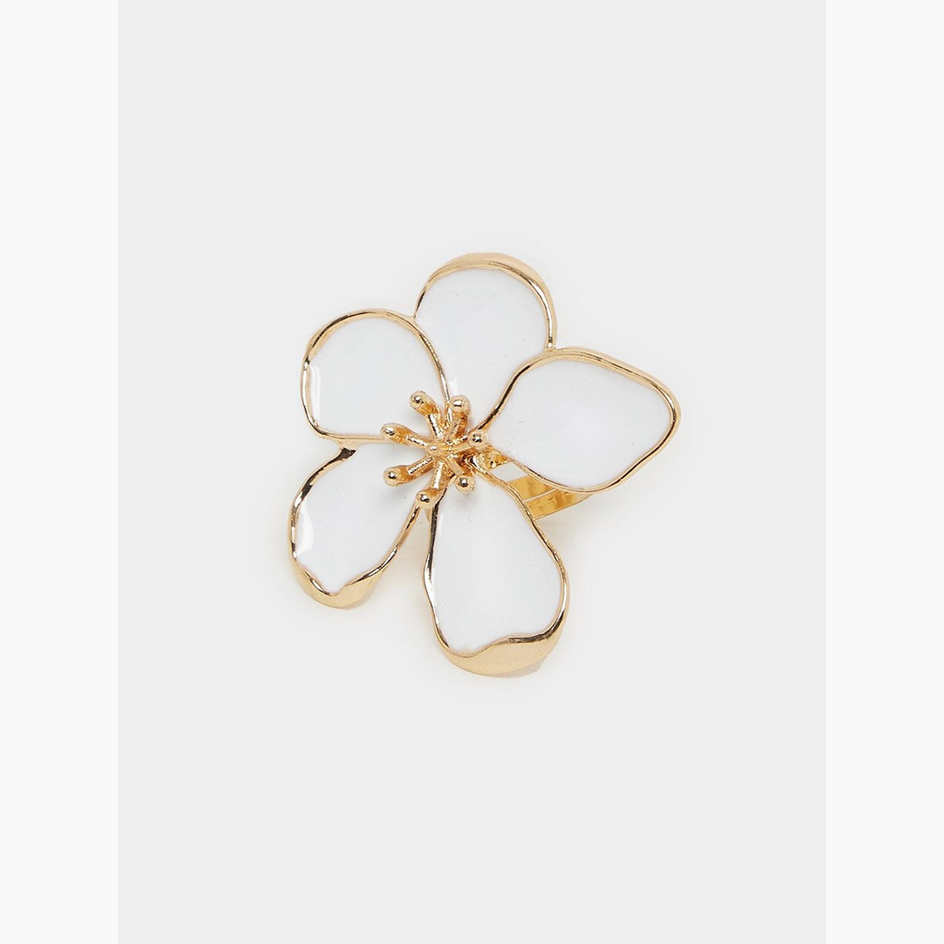 Styli Flower Accent Ring-women-watchesandjewellery-jewellery-rings-image-1