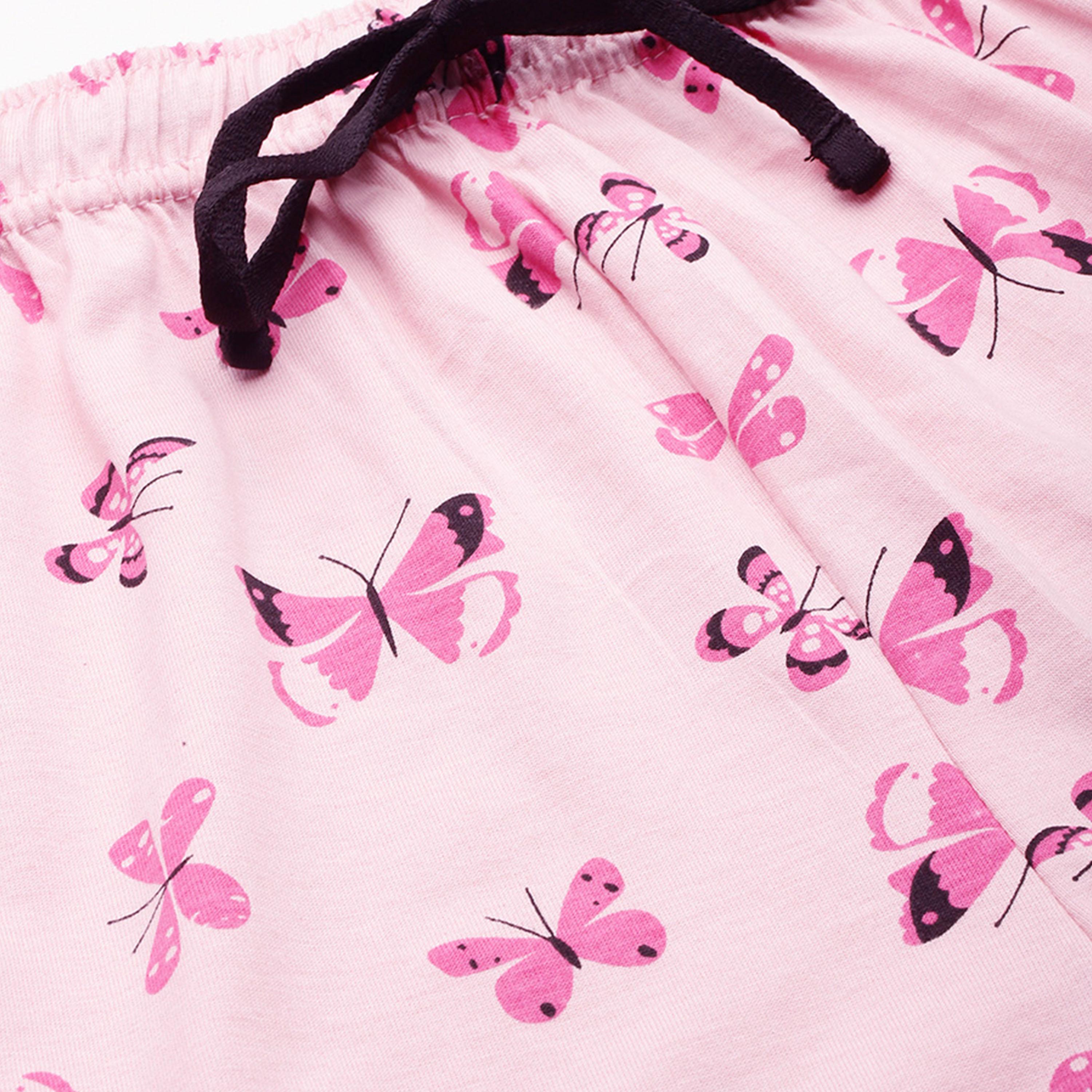 Leading Lady X Styli Butterfly Print Cotton Shirt and Pyjama Set-women-clothing-nightwear-pyjamas-longsets-image-3