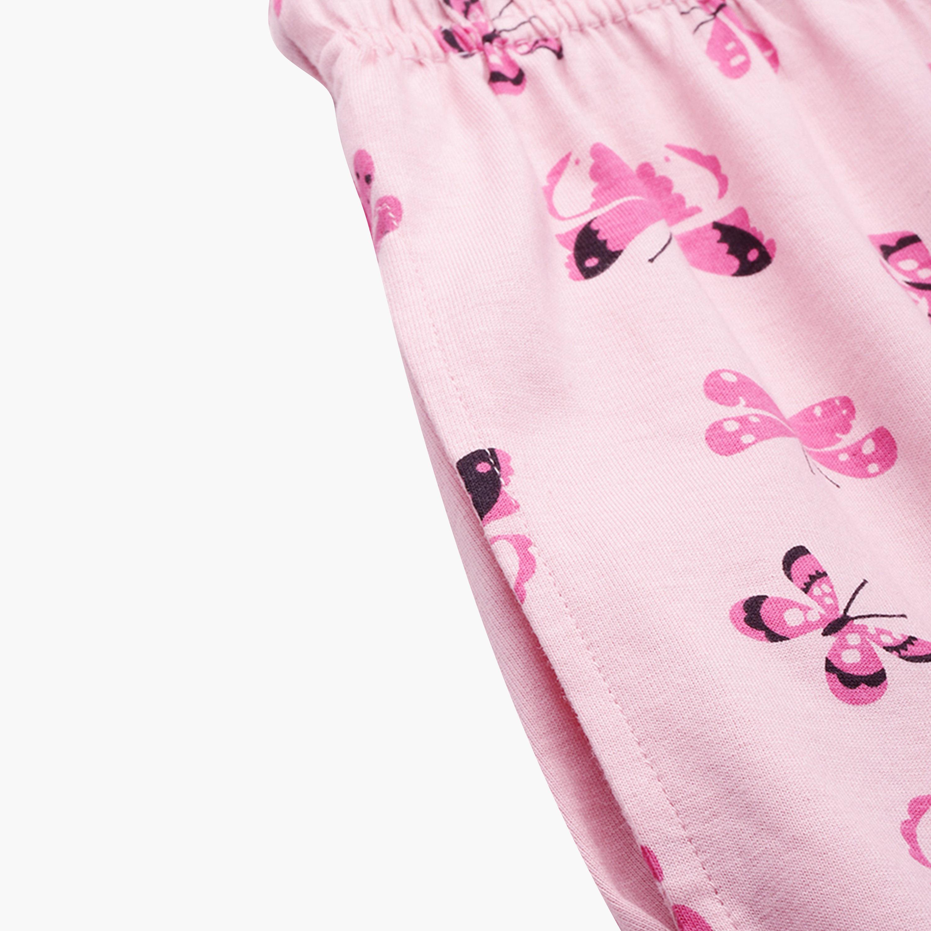 Leading Lady X Styli Butterfly Print Cotton Shirt and Pyjama Set-women-clothing-nightwear-pyjamas-longsets-image-7