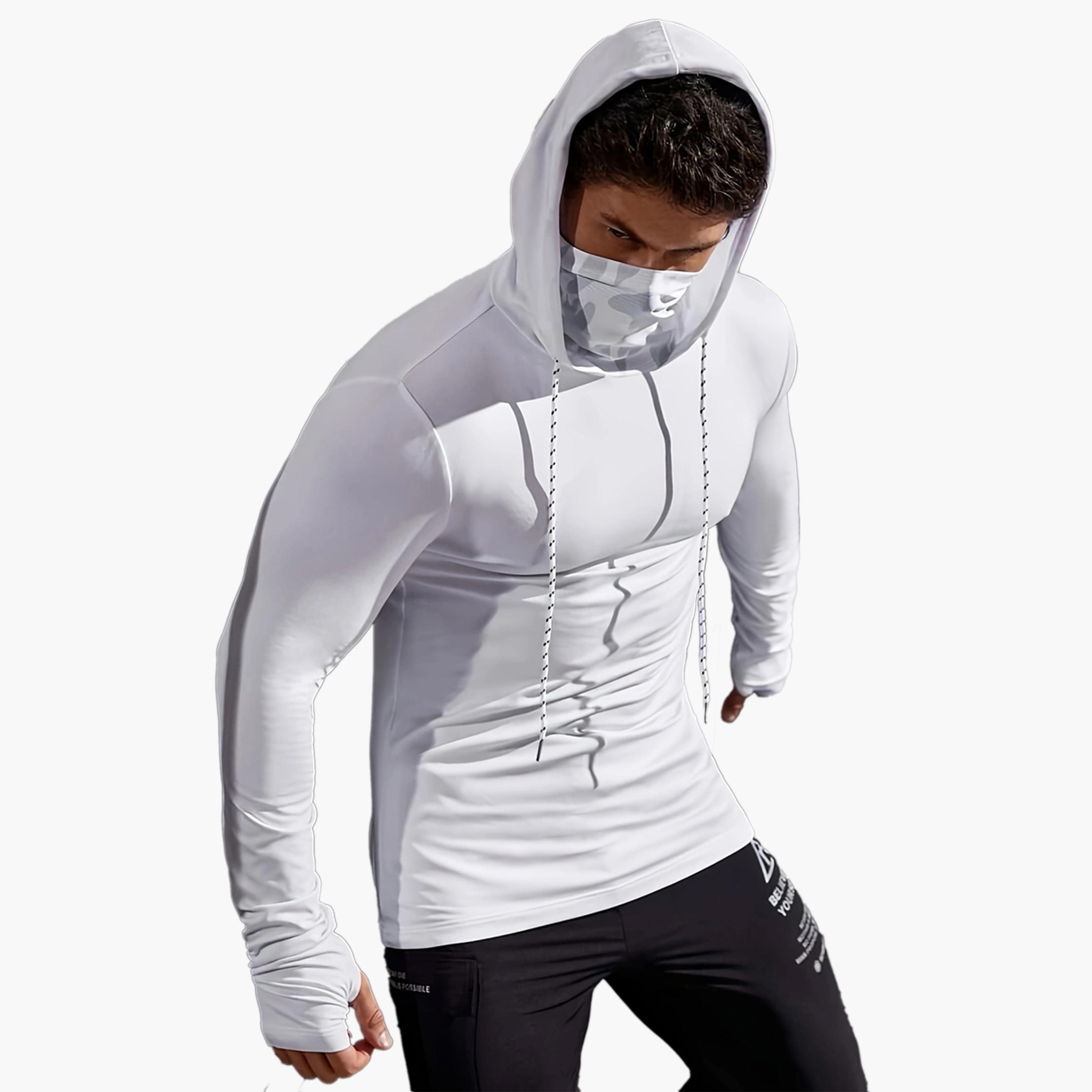 Take Two Long Sleeve Drawstring Hooded T-Shirt with Thumbhole-men-clothing-sportswearandactivewear-tshirtsandpolos-image-2