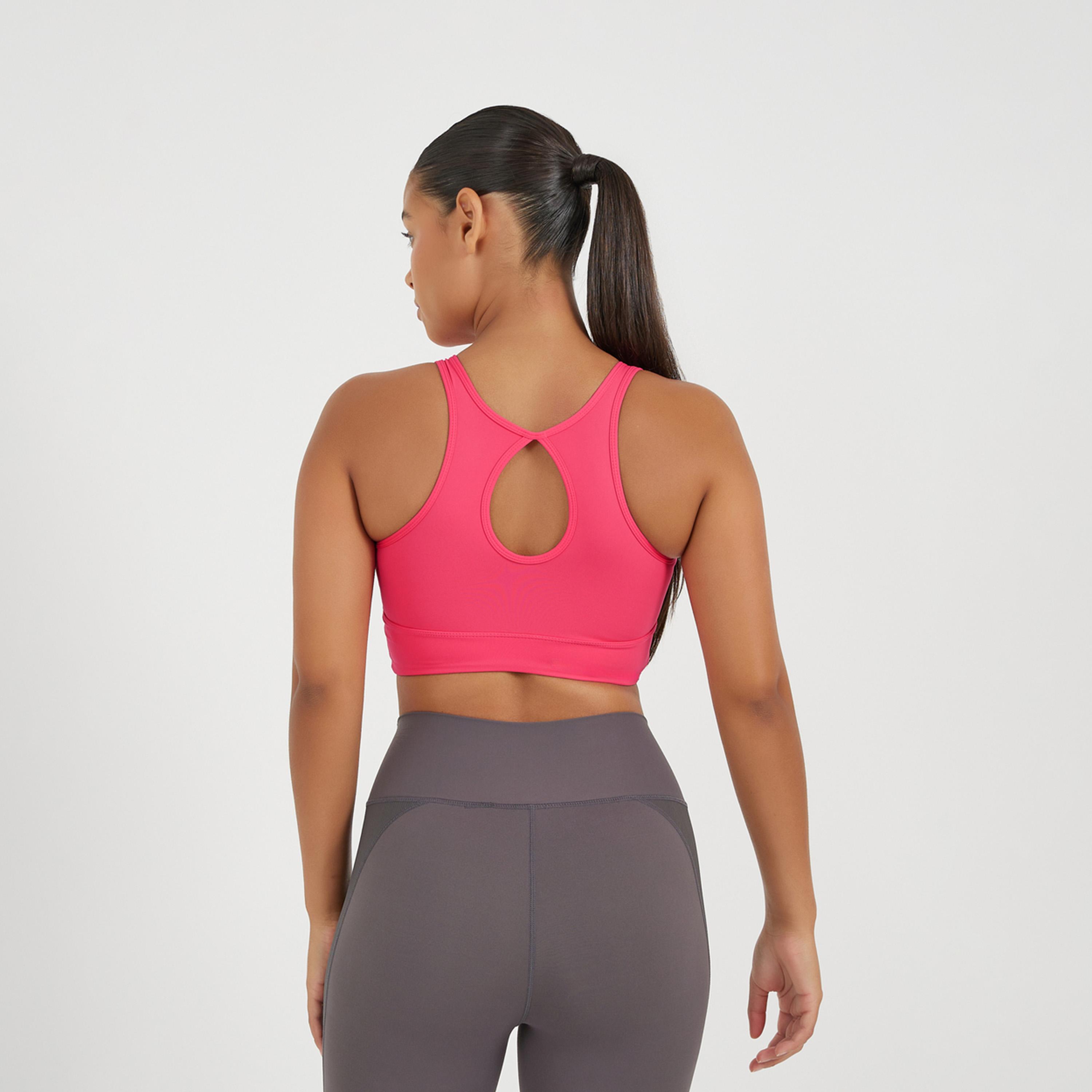 Styli Back Cut Out Detail Medium Impact Sports Bra-men-clothing-sportswearandactivewear-tshirtsandpolos-image-4