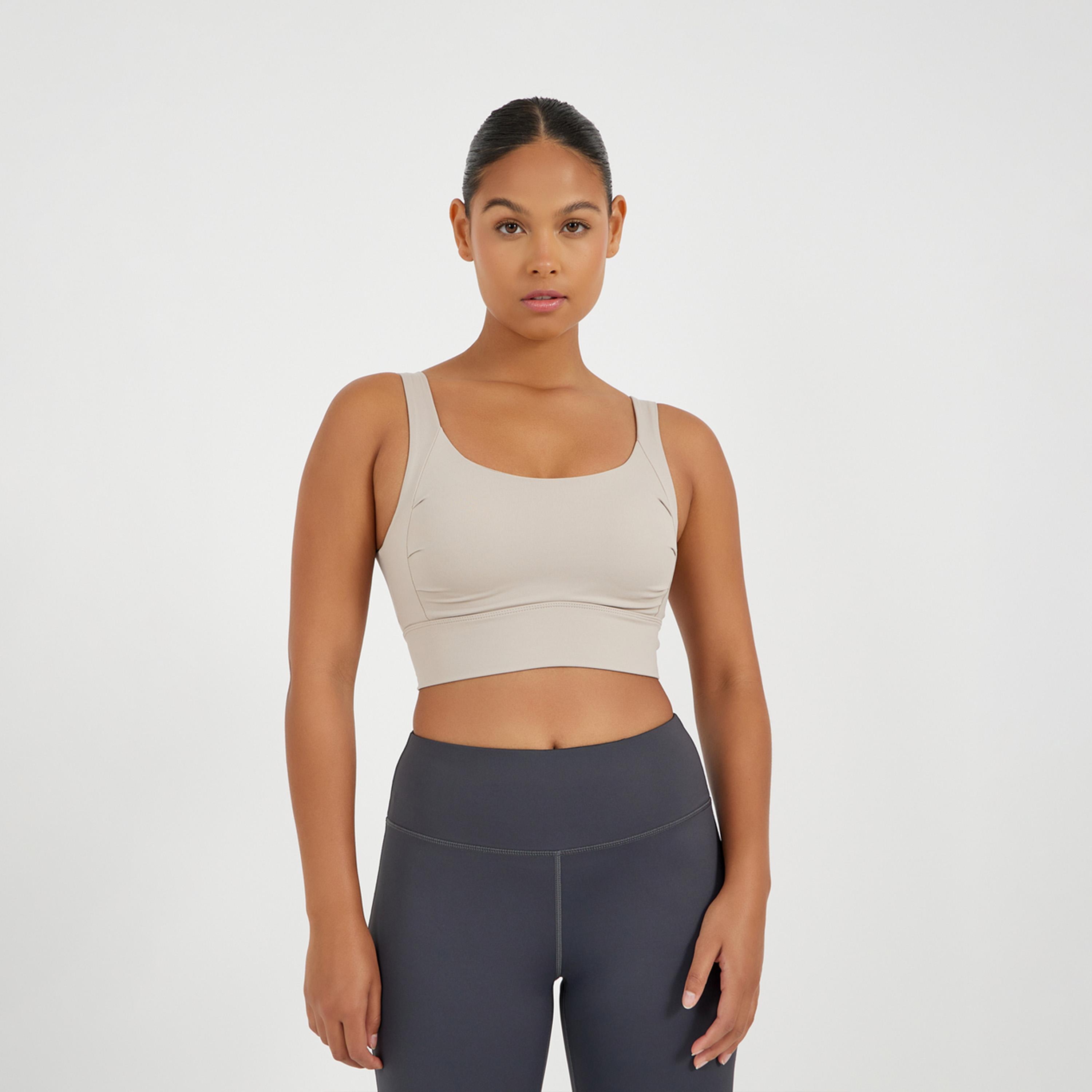 Styli Solid Scoop Neck Sports Bra-women-clothing-sportswearandactivewear-sportsbras-image-1