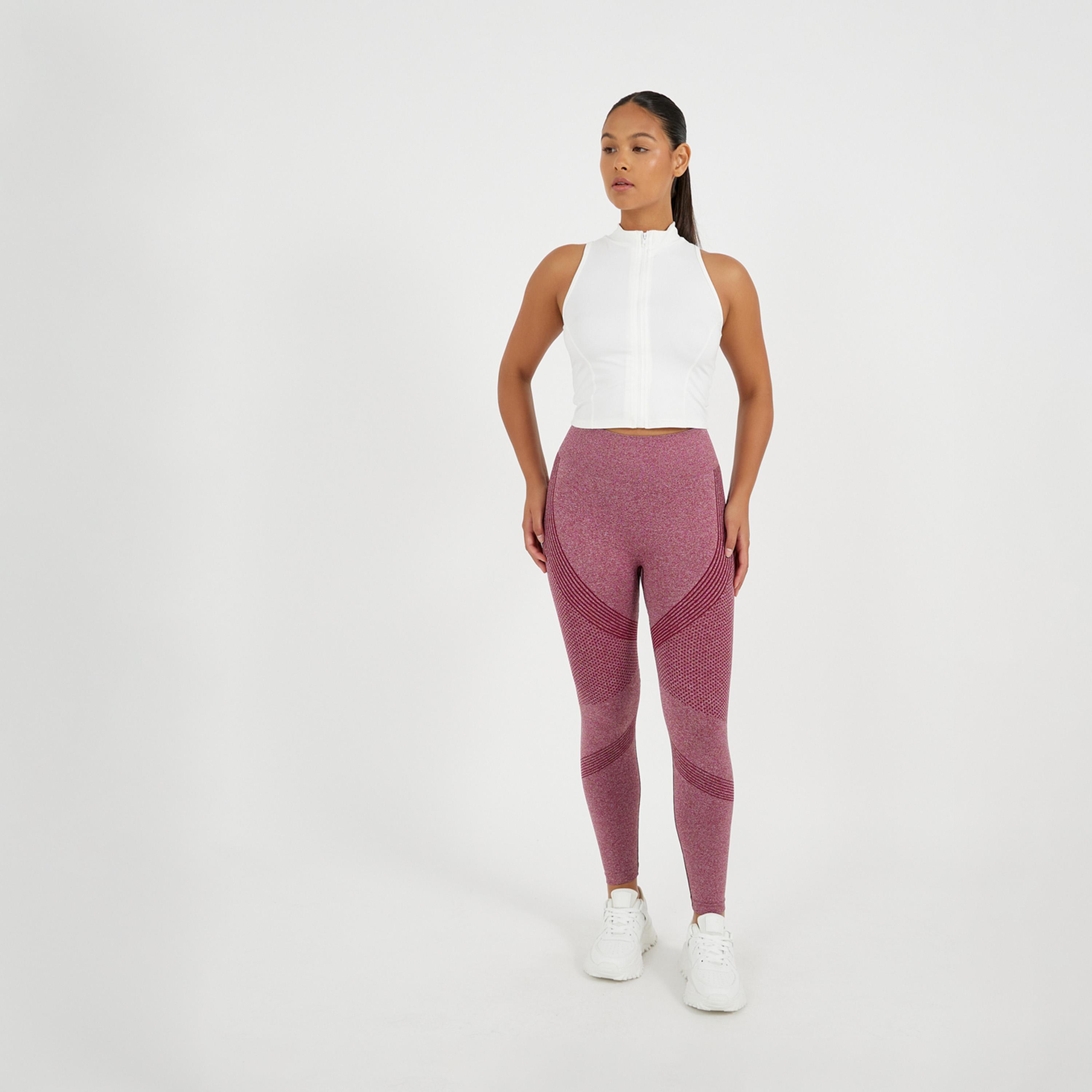 Styli Tonal Jacquard Seamless Leggings-women-clothing-sportswearandactivewear-bottoms-leggings-image-1