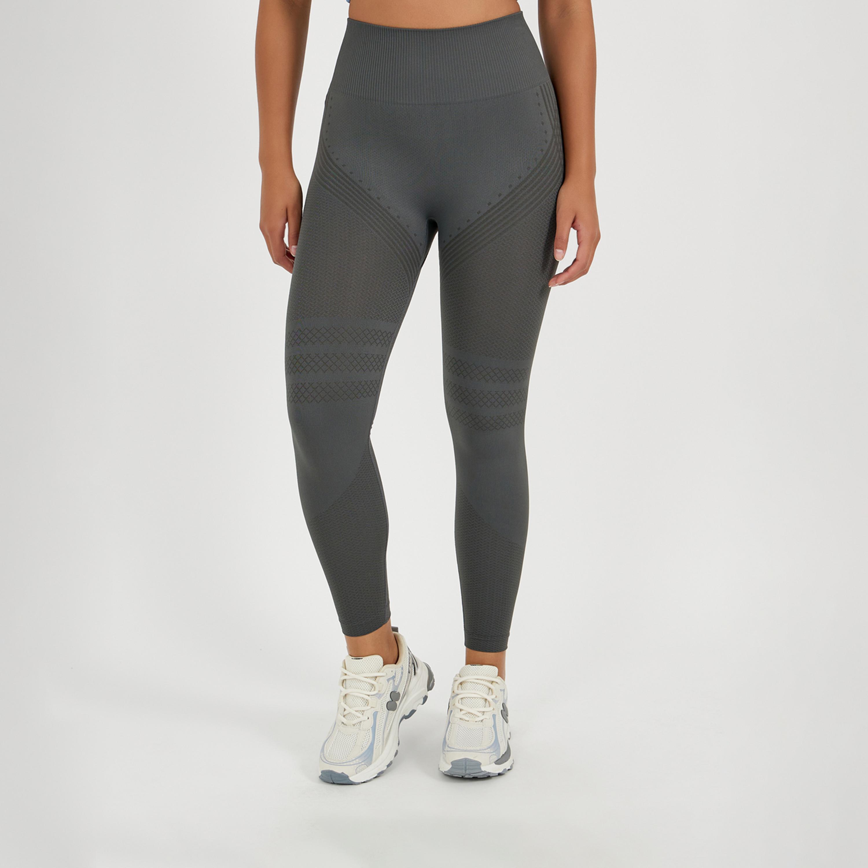 ستايلي - ليقنز بدون درزات بحزام خصر مضلع-women-clothing-sportswearandactivewear-bottoms-leggings-image-2