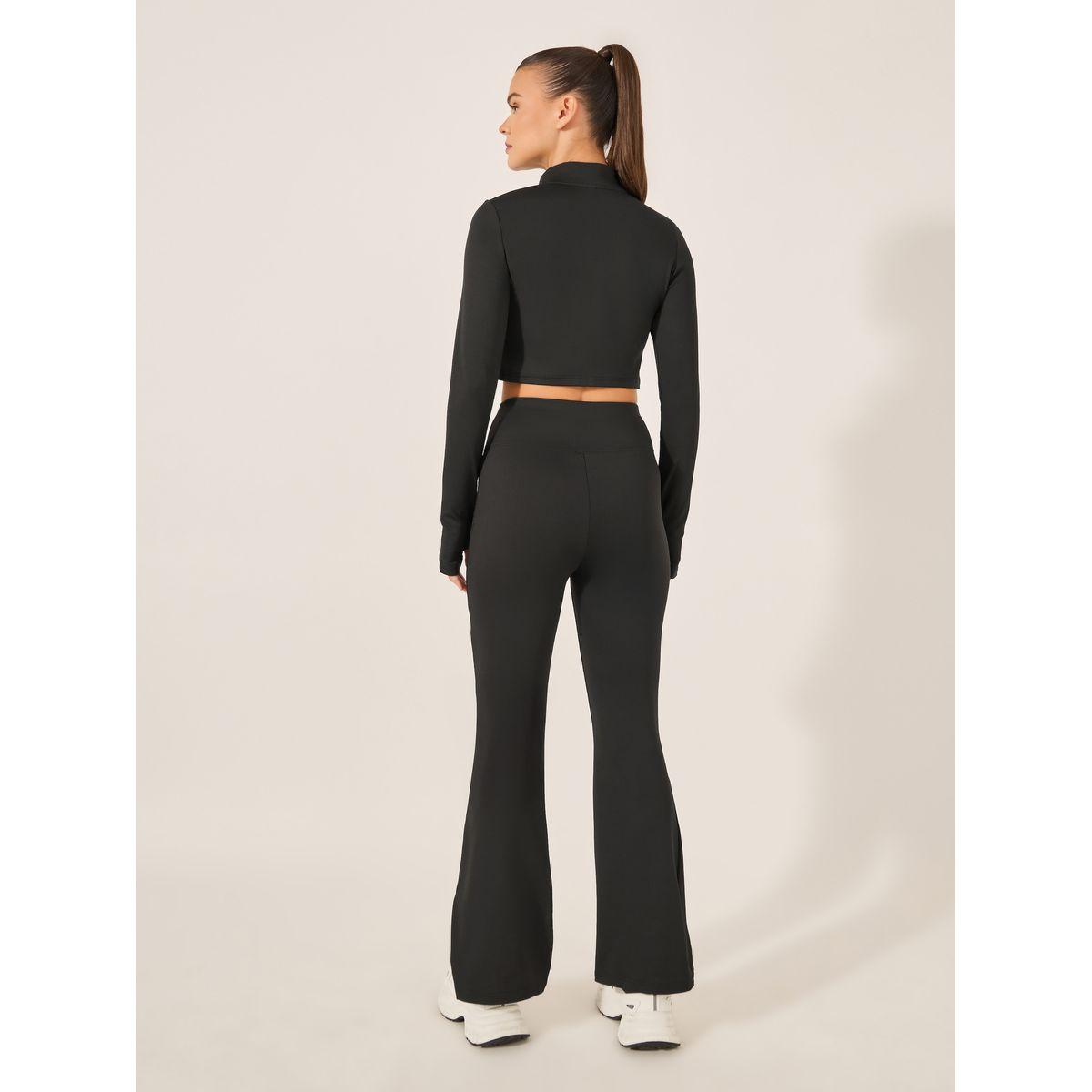 مجموعة من ليقنز وجاكيت سادة قصير-women-clothing-sportswearandactivewear-trackpantsandtracksuits-image-5