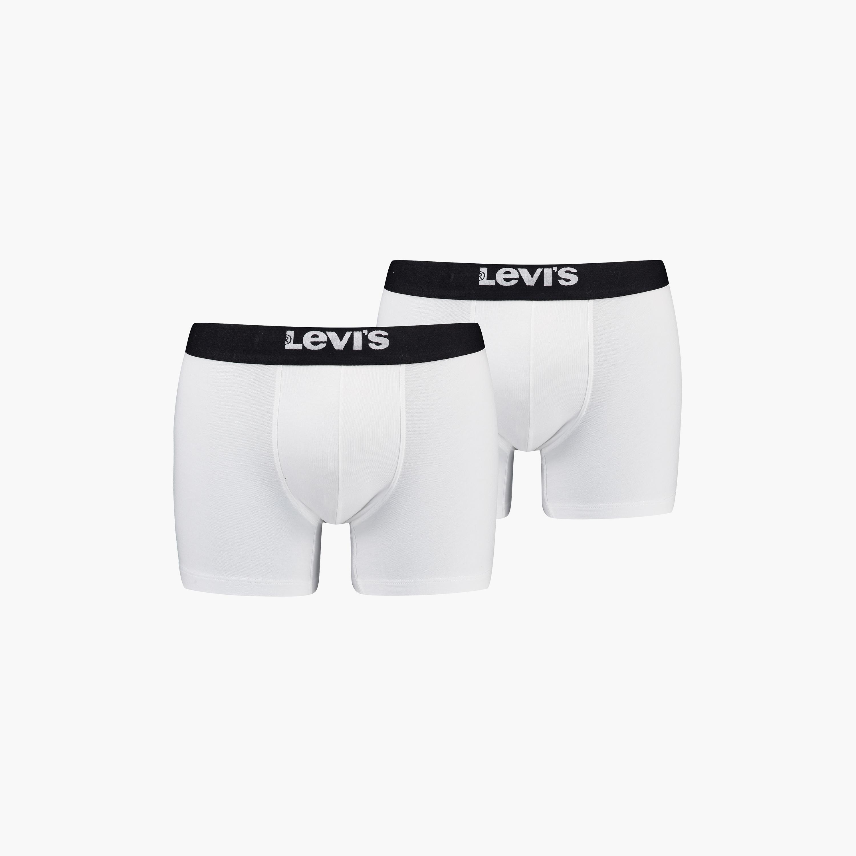 مجموعة من قطعتين من بوكسرات رجالية بحزام خصر مطبوع من ليفايس-men-clothing-innerwear-underwear-image-1