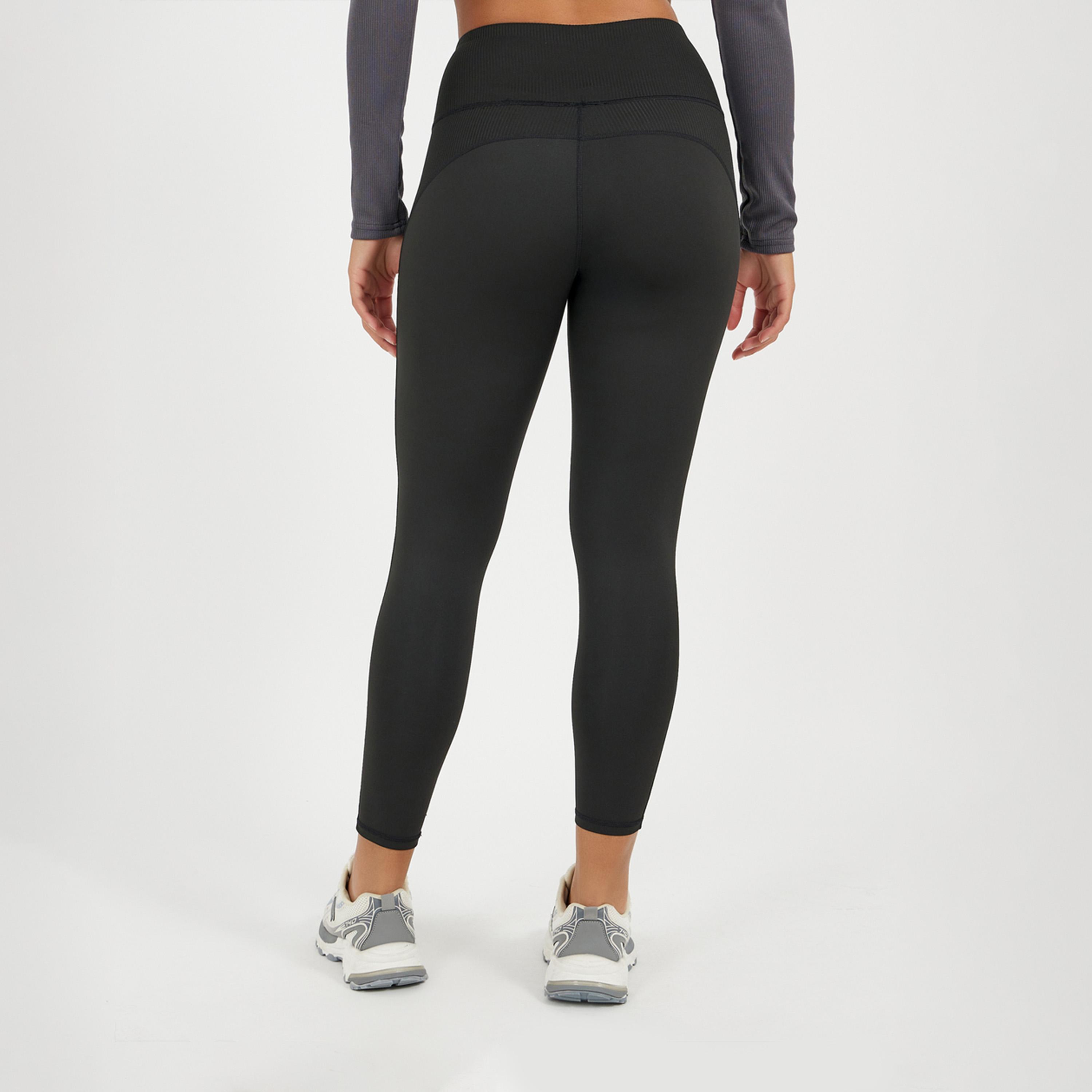 Styli Side Textured Panel Detail Seamless Crop Leggings-women-clothing-sportswearandactivewear-bottoms-leggings-image-4