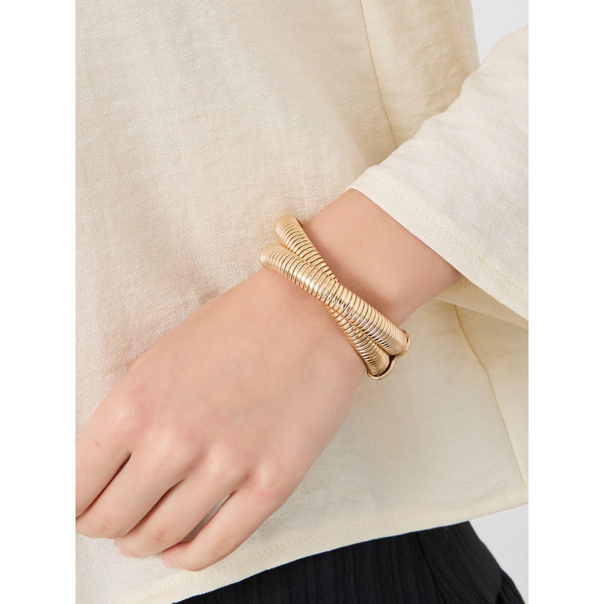 Styli Rope Design Criss-Cross Bracelet-women-watchesandjewellery-jewellery-banglesandbracelets-image-1