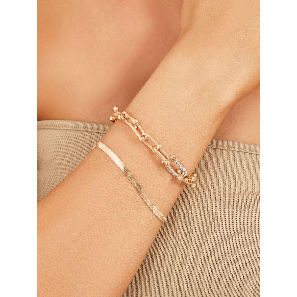 Styli Set of 2 - Link and Chain Bracelet-women-watchesandjewellery-jewellery-banglesandbracelets-image-1