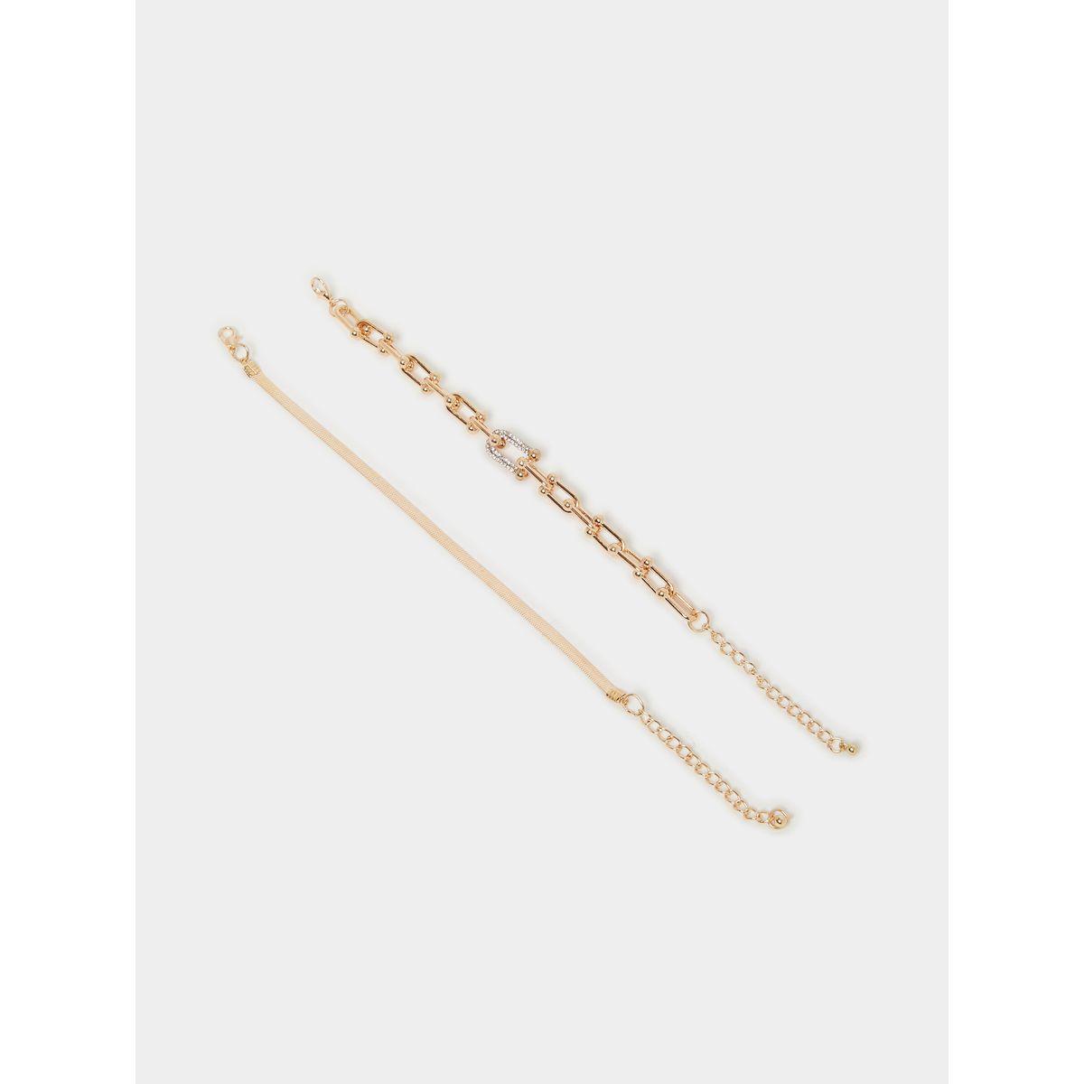 Styli Set of 2 - Link and Chain Bracelet-women-watchesandjewellery-jewellery-banglesandbracelets-image-4