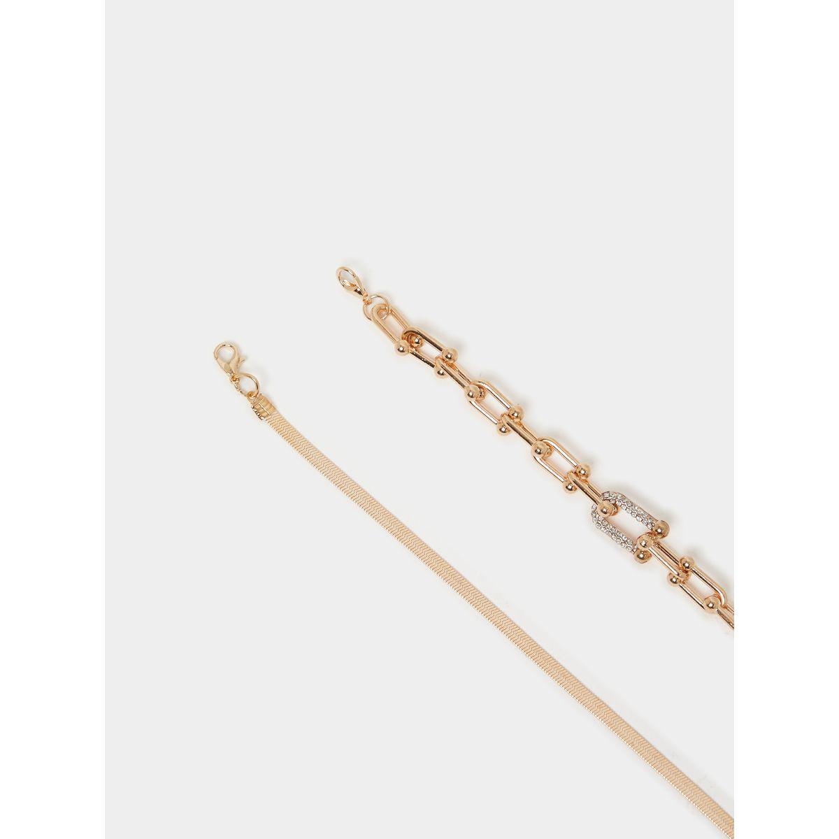 Styli Set of 2 - Link and Chain Bracelet-women-watchesandjewellery-jewellery-banglesandbracelets-image-5