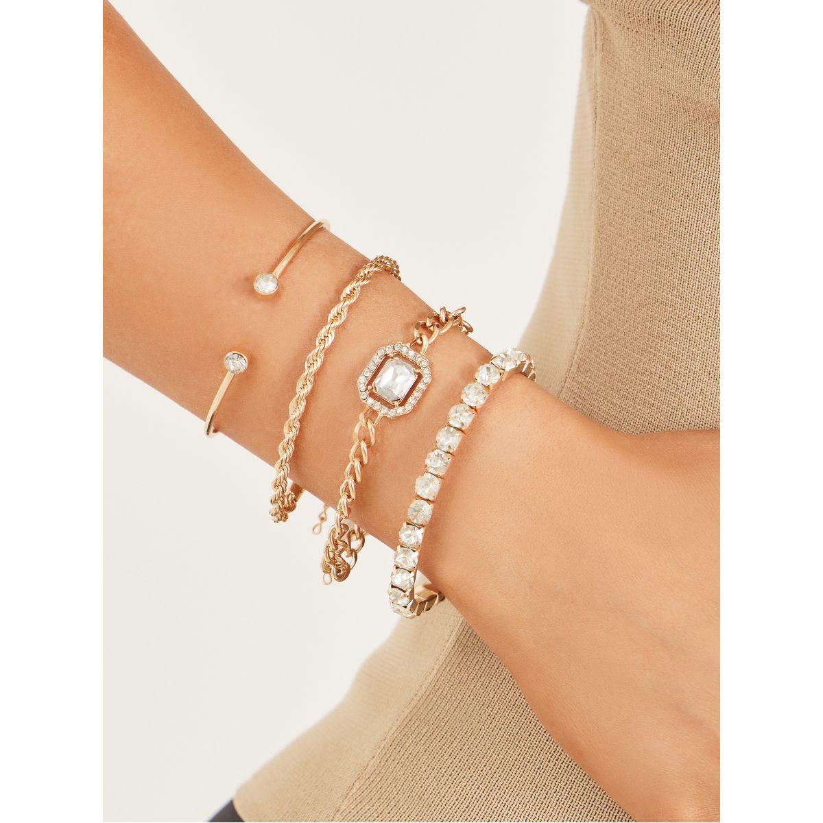 Styli Set of 4 - Embellished Bracelet-women-watchesandjewellery-jewellery-banglesandbracelets-image-1