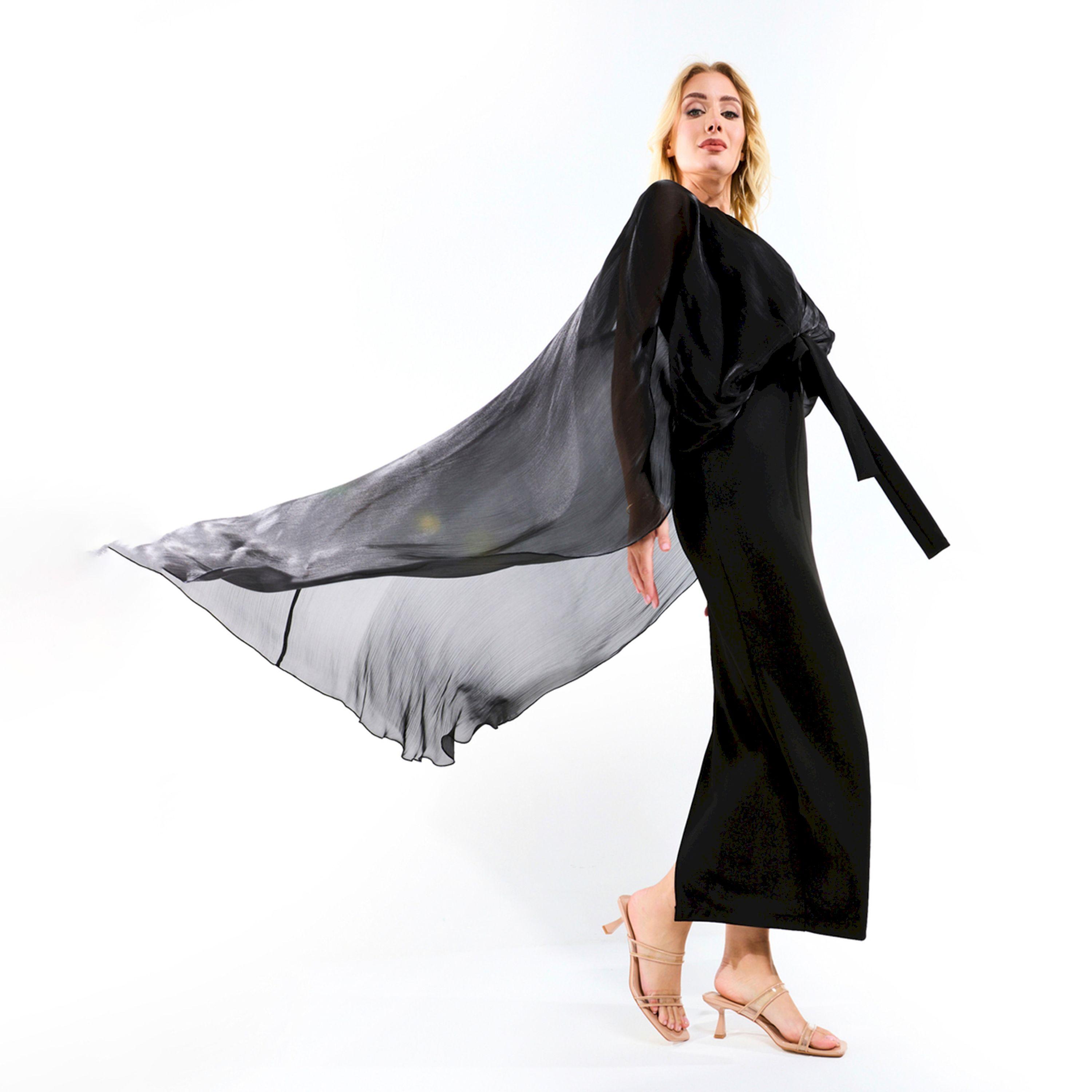 فستان طويل بأكمام بنمط كيب هاوس أوف مودا × ستايلي-women-clothing-dresses-image-10