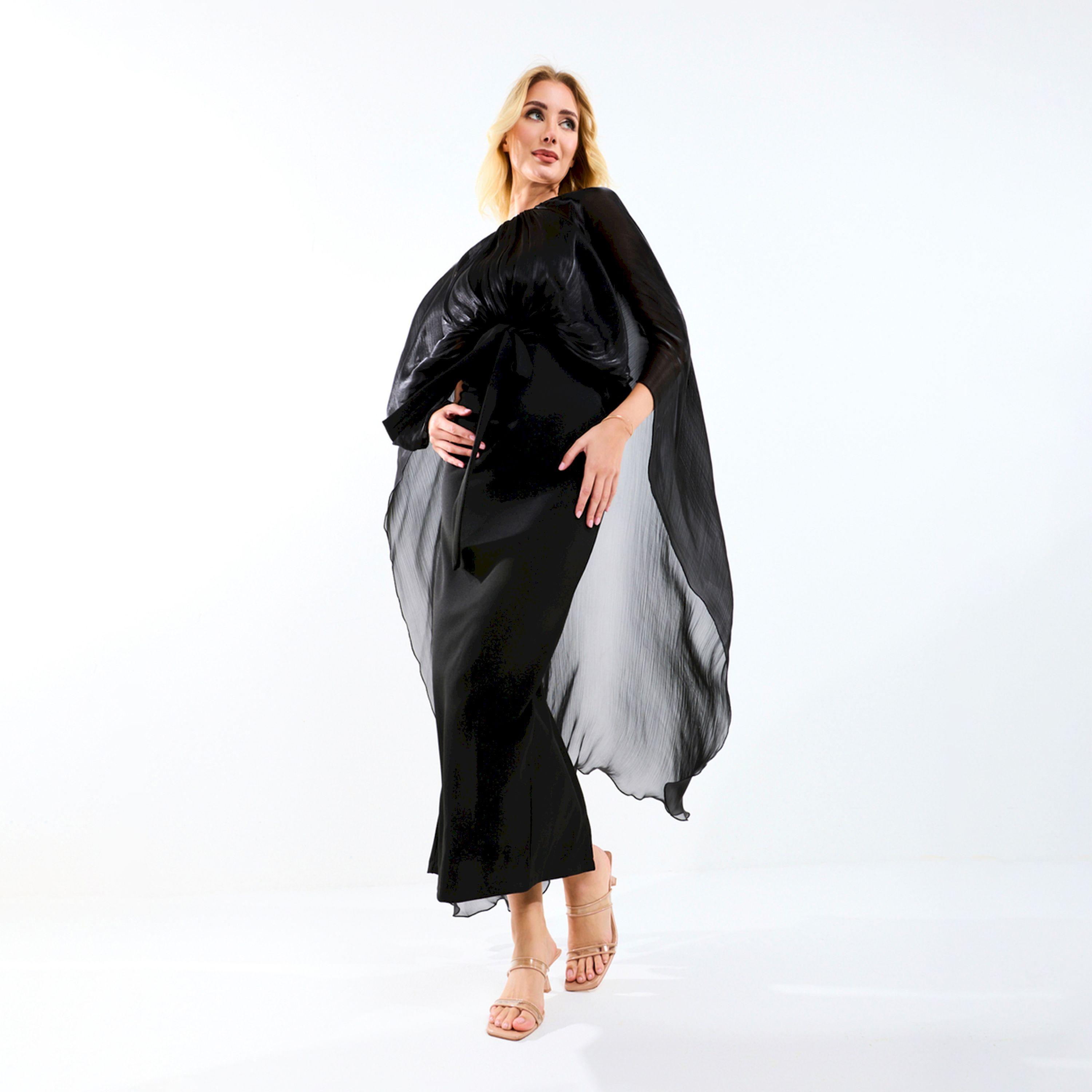 فستان طويل بأكمام بنمط كيب هاوس أوف مودا × ستايلي-women-clothing-dresses-image-8