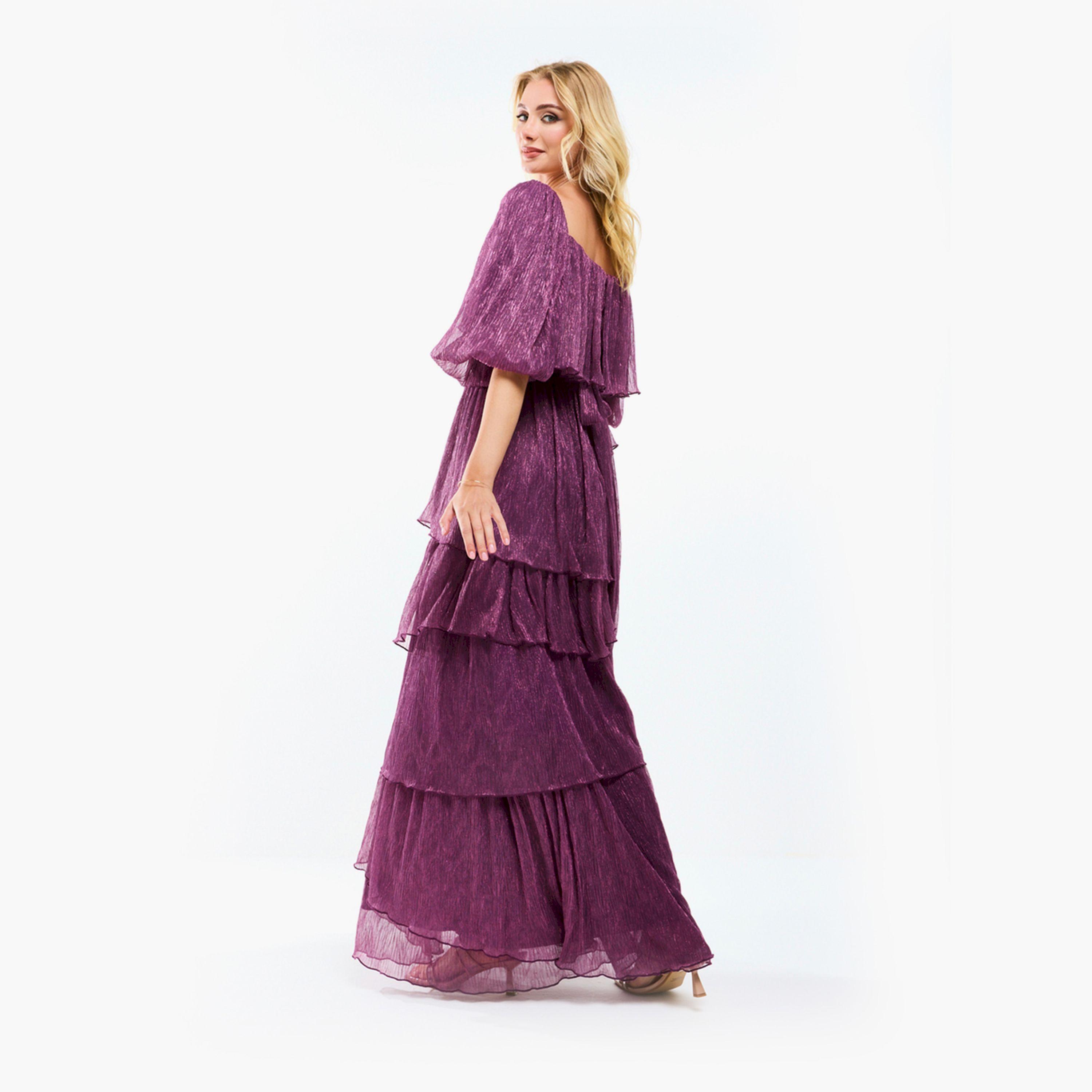 House of Moda X Styli  Sweetheart Neck Layered Tiered Maxi Dress-women-clothing-dresses-image-1