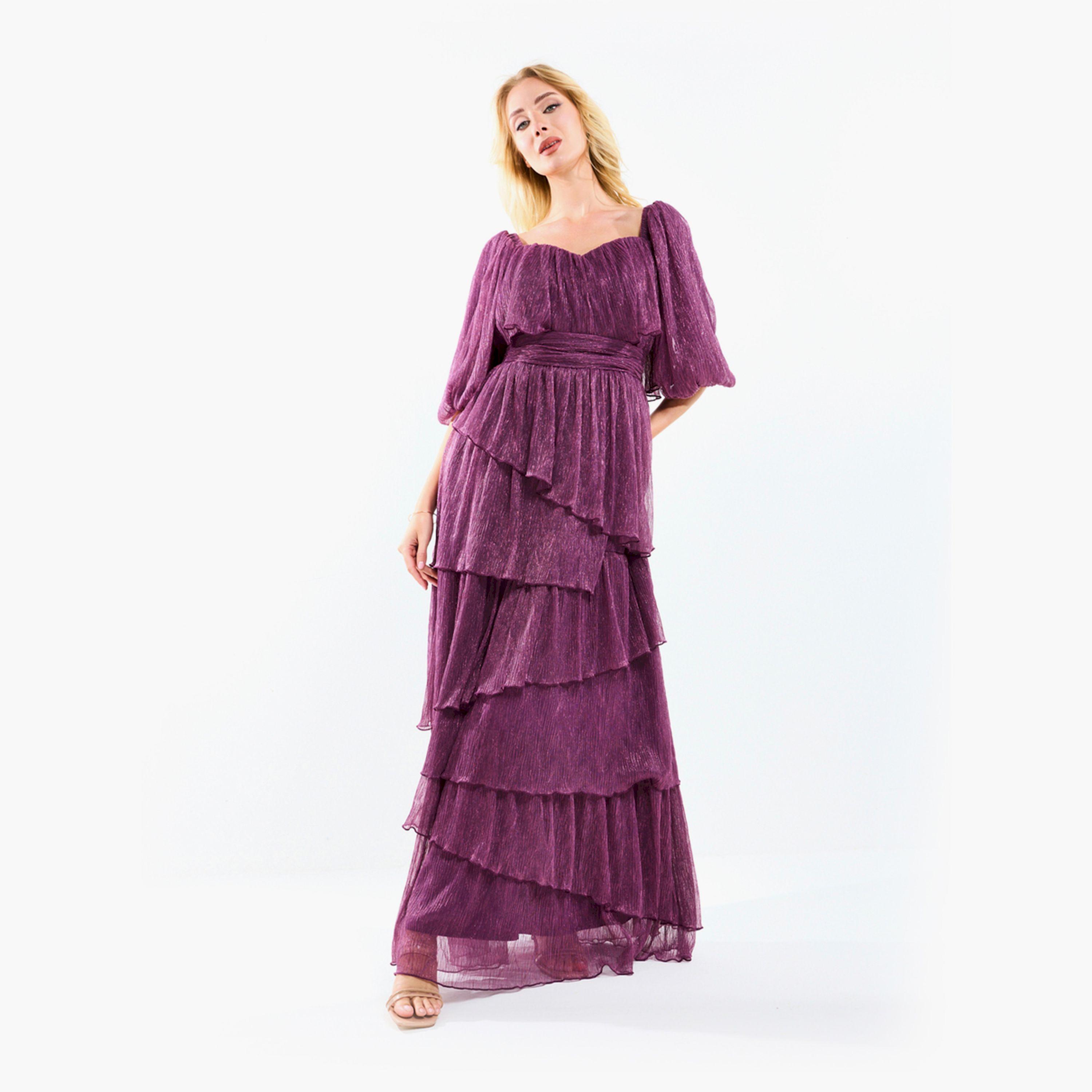 House of Moda X Styli  Sweetheart Neck Layered Tiered Maxi Dress-women-clothing-dresses-image-10