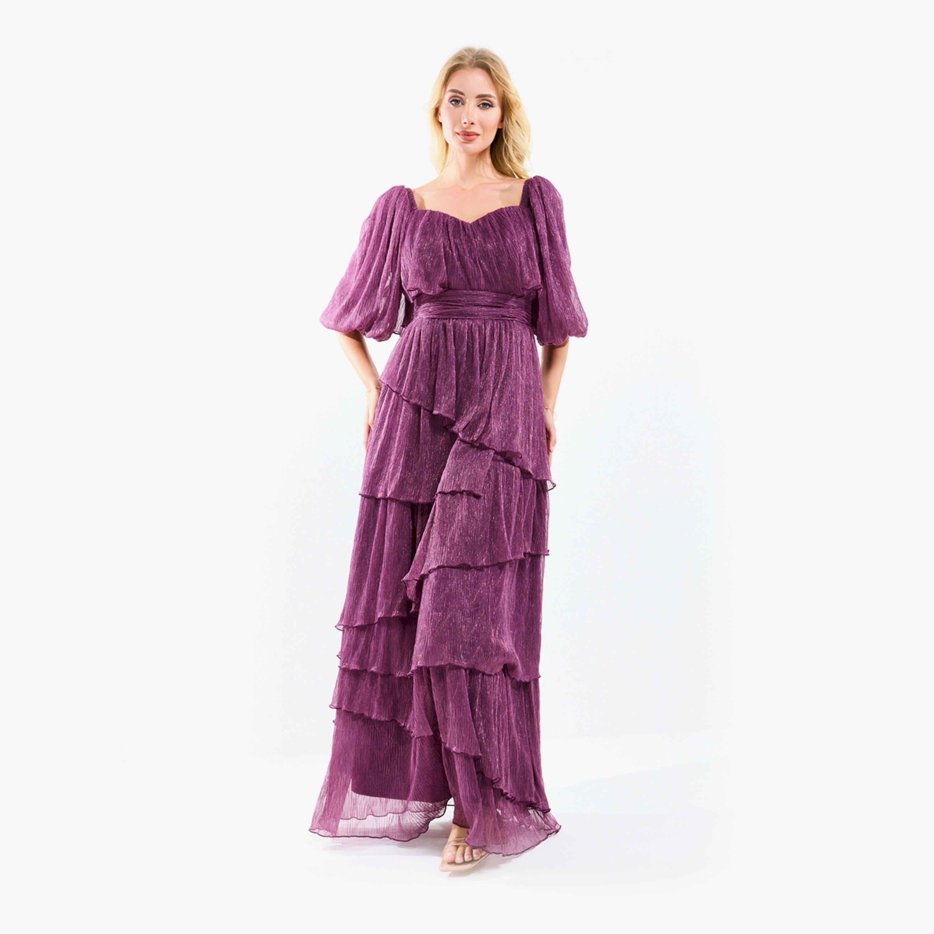 House of Moda X Styli  Sweetheart Neck Layered Tiered Maxi Dress-women-clothing-dresses-image-11