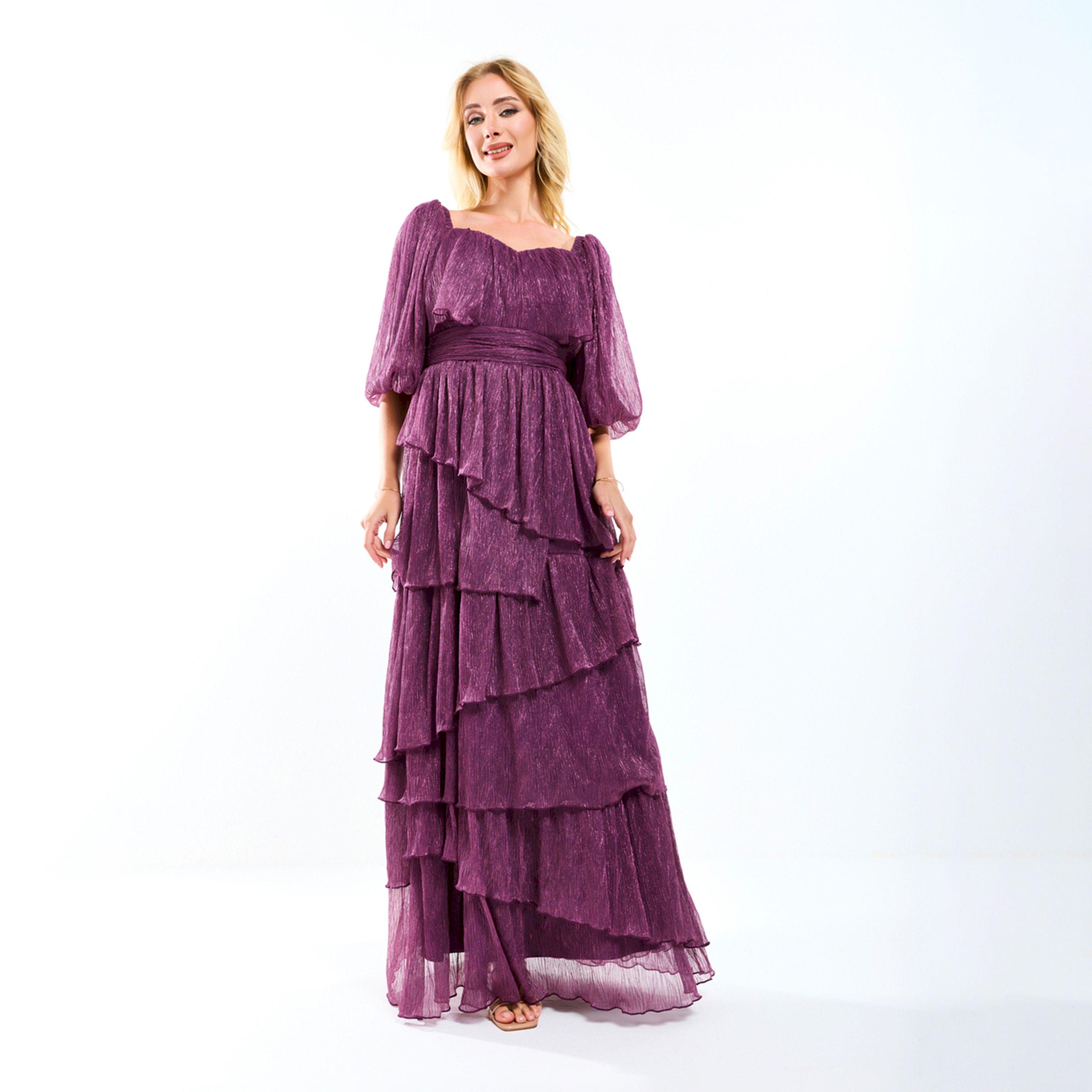 House of Moda X Styli  Sweetheart Neck Layered Tiered Maxi Dress-women-clothing-dresses-image-8
