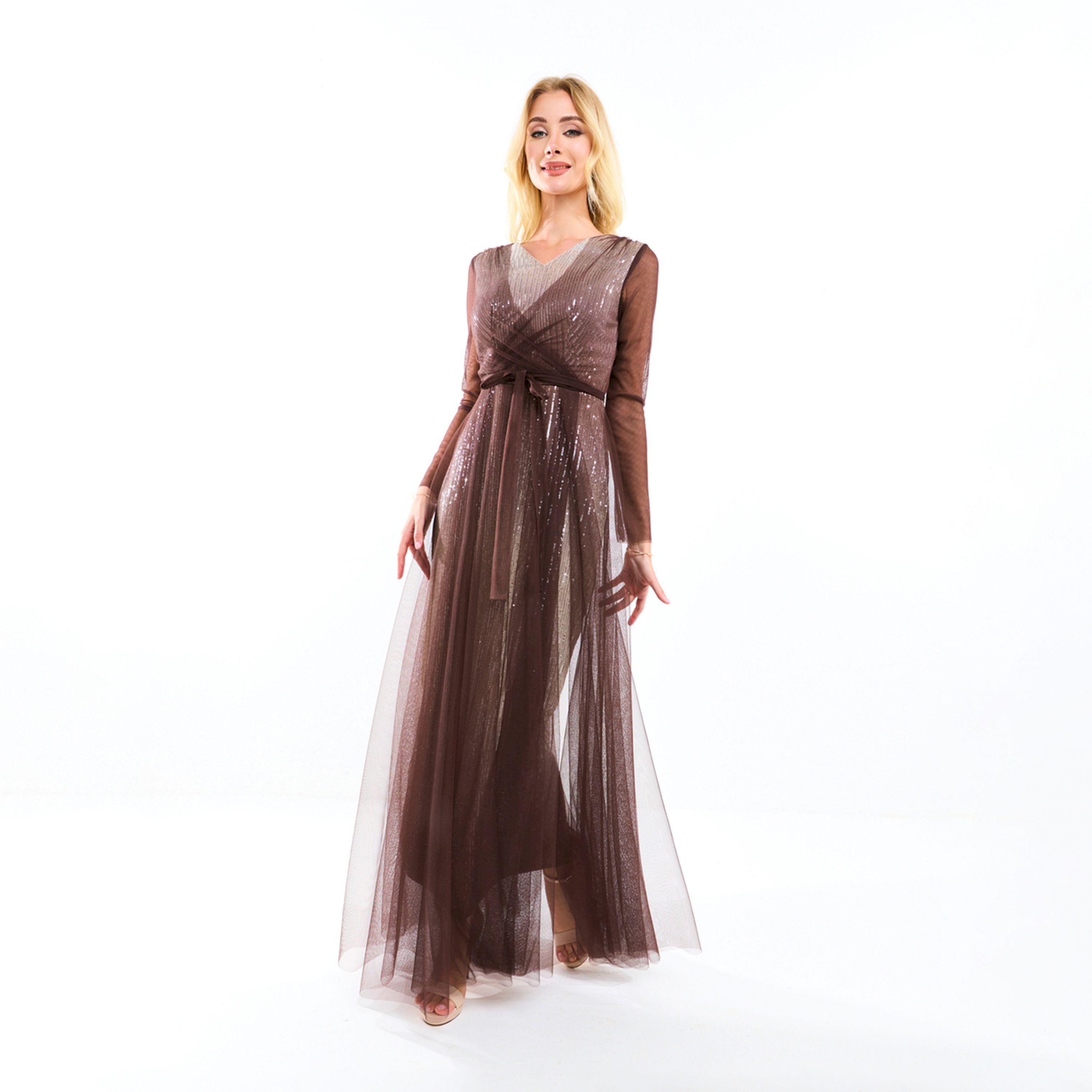 House of Moda X Styli  Sequin Embellished Tulle Layered Maxi Dress-women-clothing-dresses-image-6