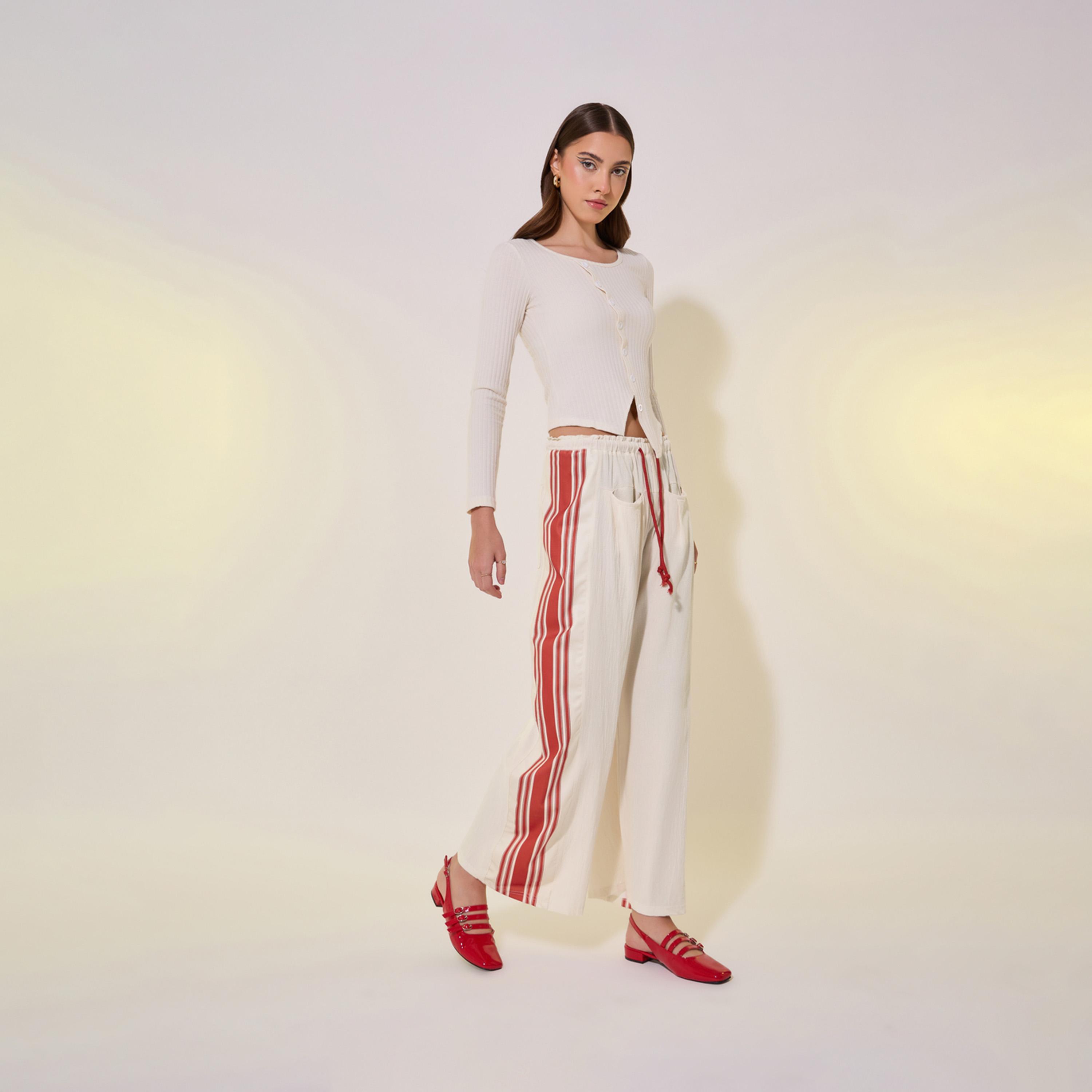 Take Two Striped Mid-Rise Wide Leg Pants with Drawstring-women-clothing-bottoms-trousers-image-1