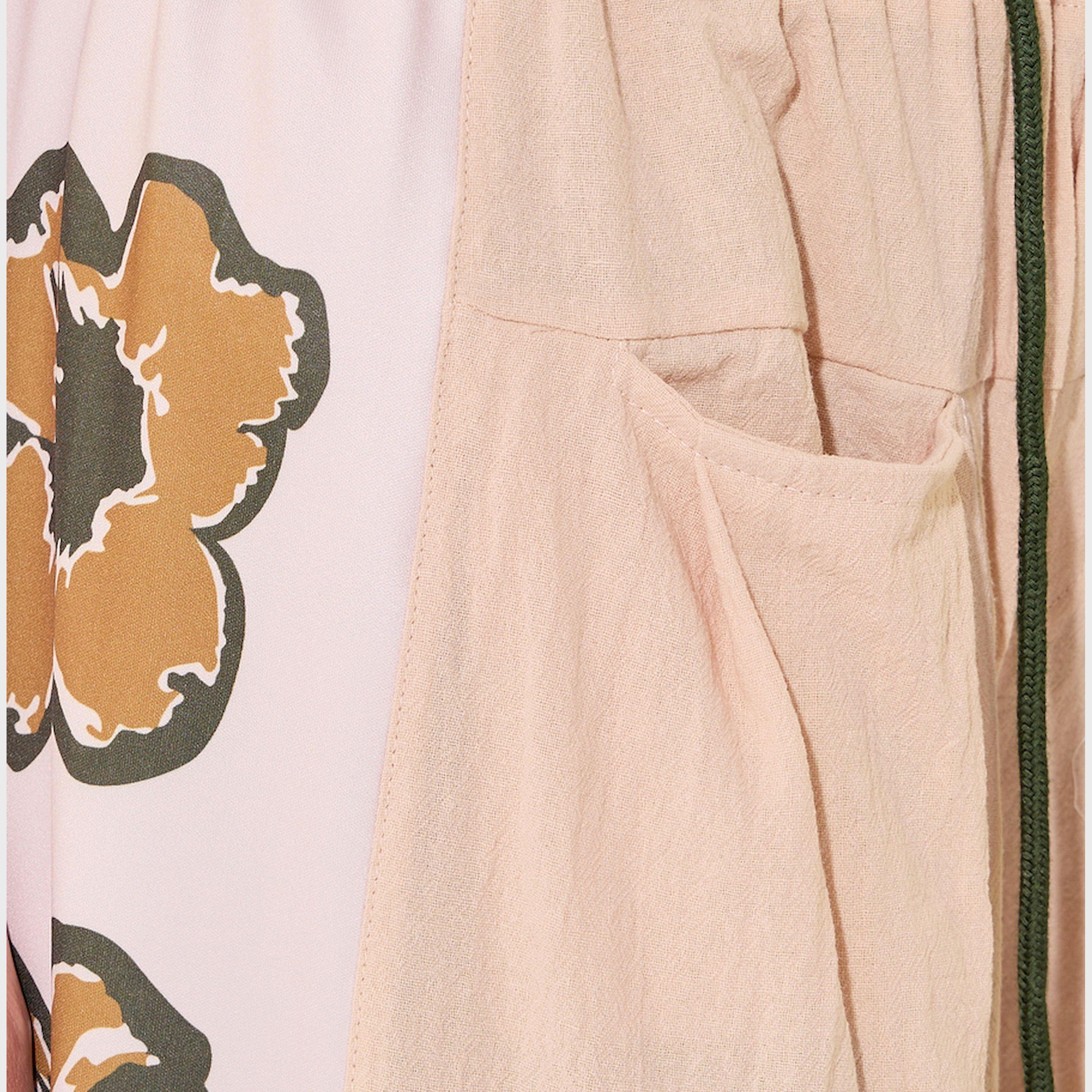 بنطال بقصة أرجل واسعة وطبعة فراشات مع أربطة-women-clothing-bottoms-trousers-image-4