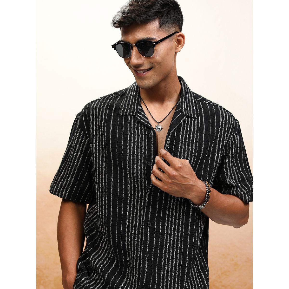 Highlander X Styli Striped Oversized Collared Shirt-men-clothing-shirts-image-1
