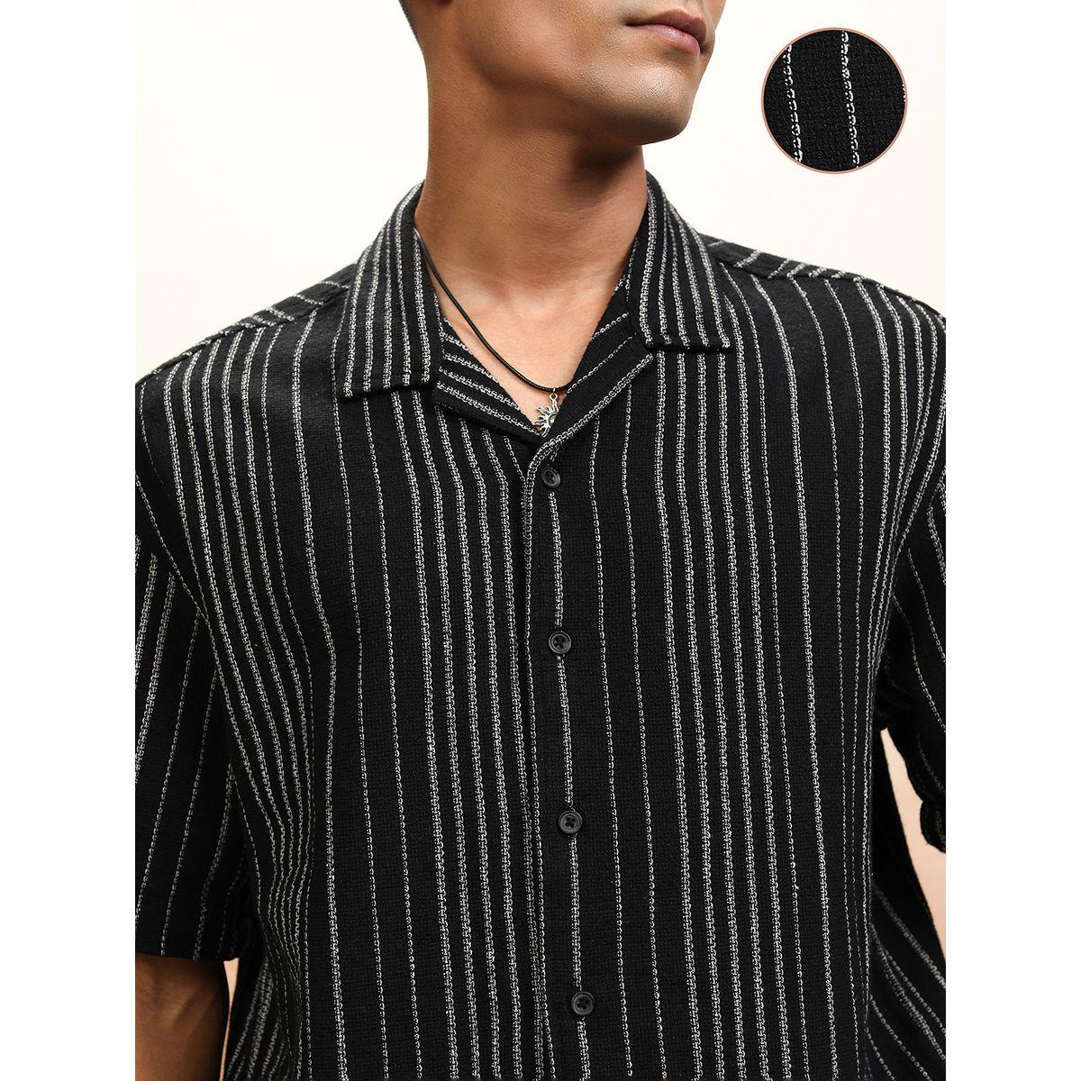 Highlander X Styli Striped Oversized Collared Shirt-men-clothing-shirts-image-5