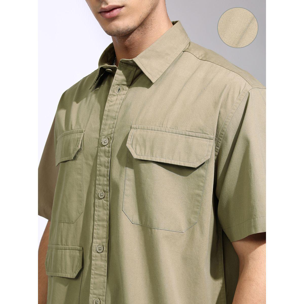 Highlander Oversized Collared Shirt with Pockets Detail-men-clothing-shirts-image-5