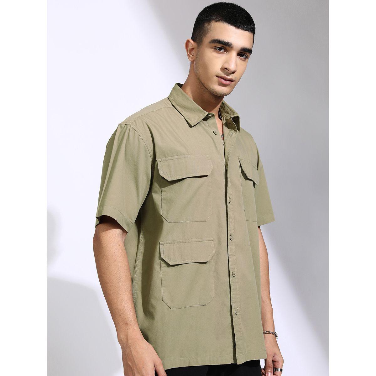 Highlander Oversized Collared Shirt with Pockets Detail-men-clothing-shirts-image-6
