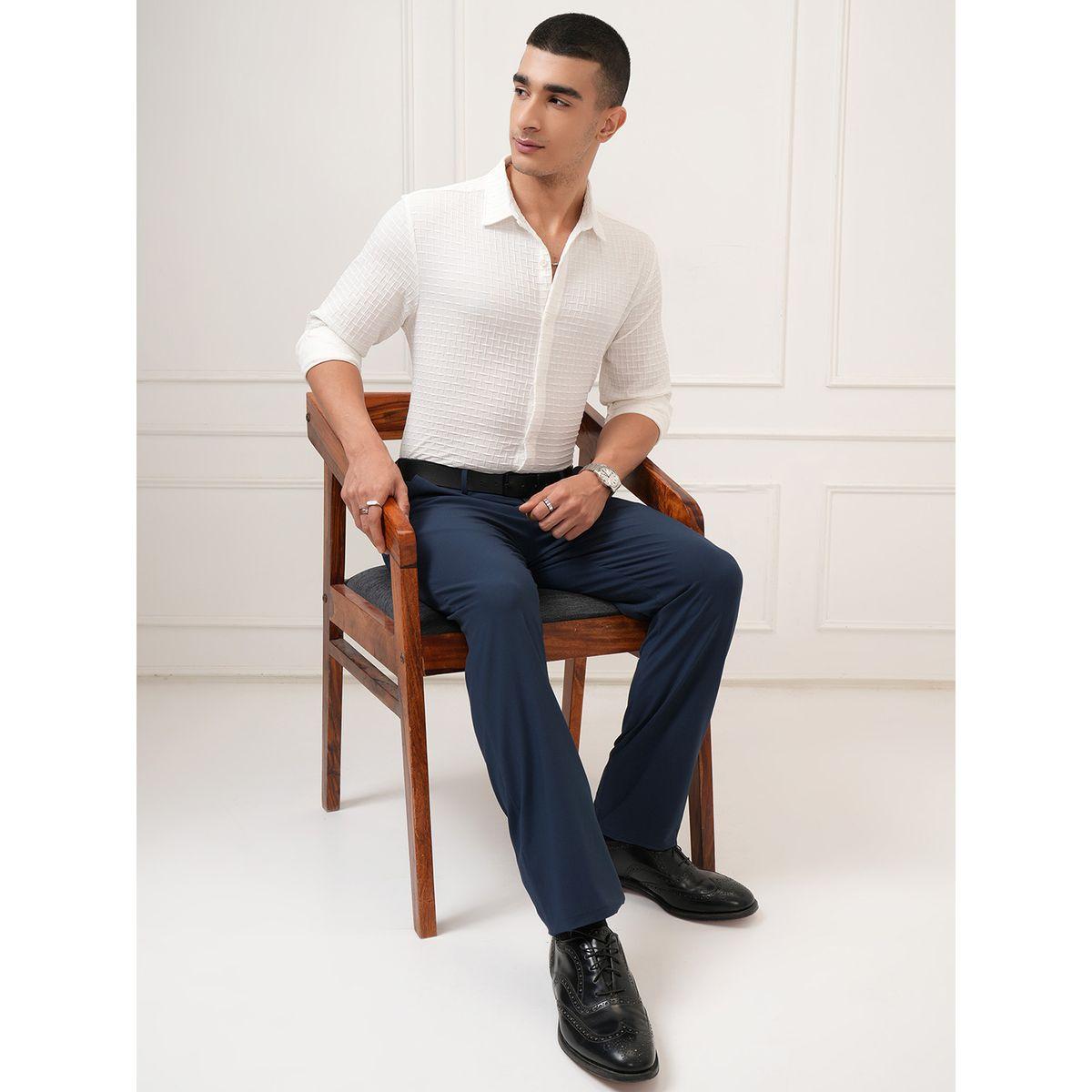 Highlander X Styli Textured Regular Fit Collared Shirt-men-clothing-shirts-image-2