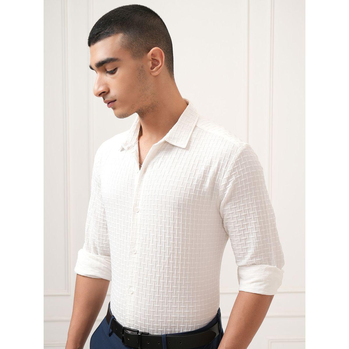 Highlander X Styli Textured Regular Fit Collared Shirt-men-clothing-shirts-image-4
