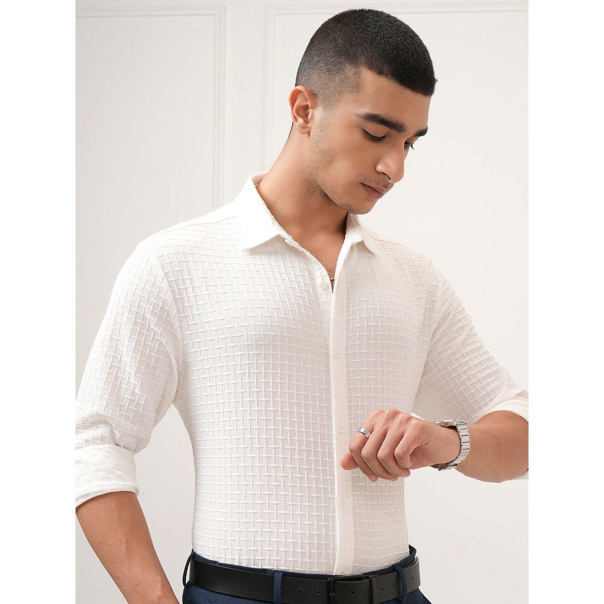 Highlander X Styli Textured Regular Fit Collared Shirt-men-clothing-shirts-image-6