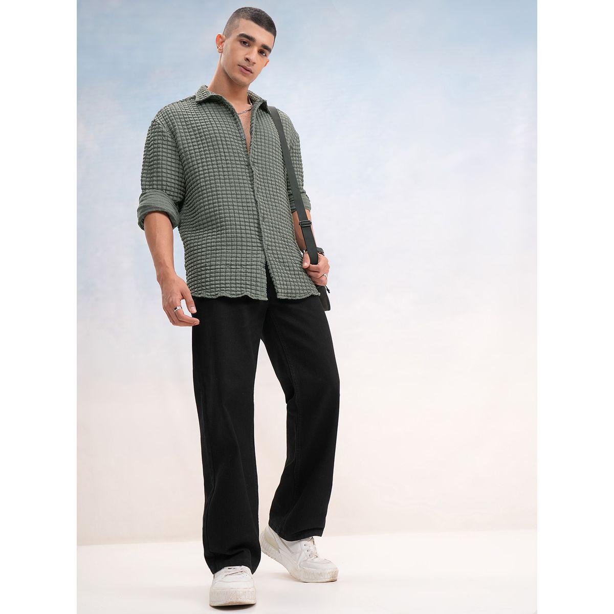 Highlander Textured Relaxed Fit Shirt-men-clothing-shirts-image-2