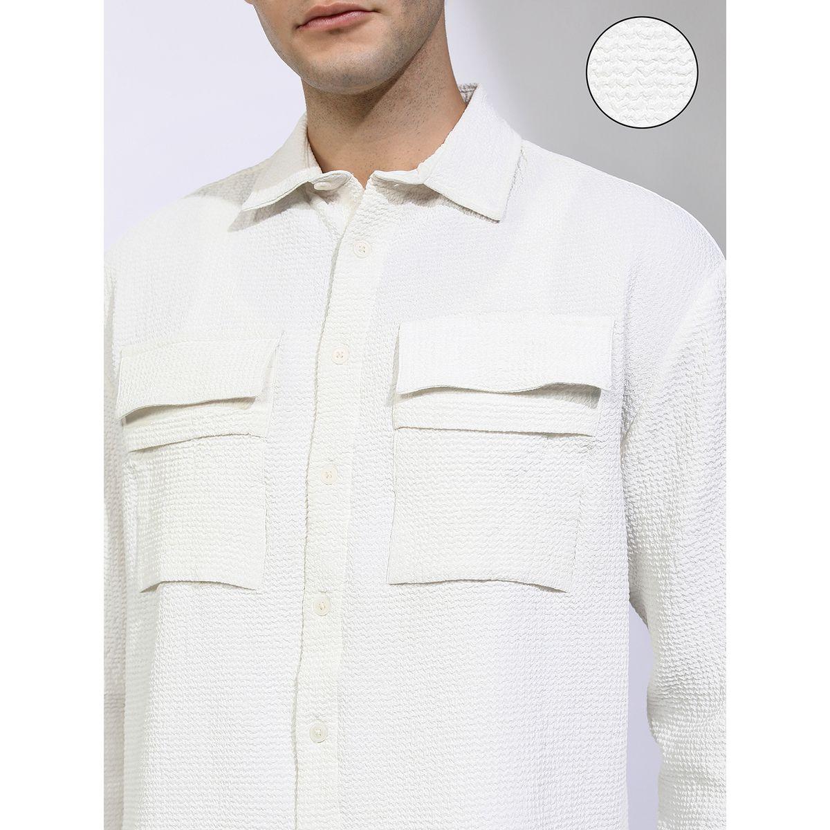 Highlander X Styli Oversized Collared Shirt with Pockets Detail-men-clothing-shirts-image-5