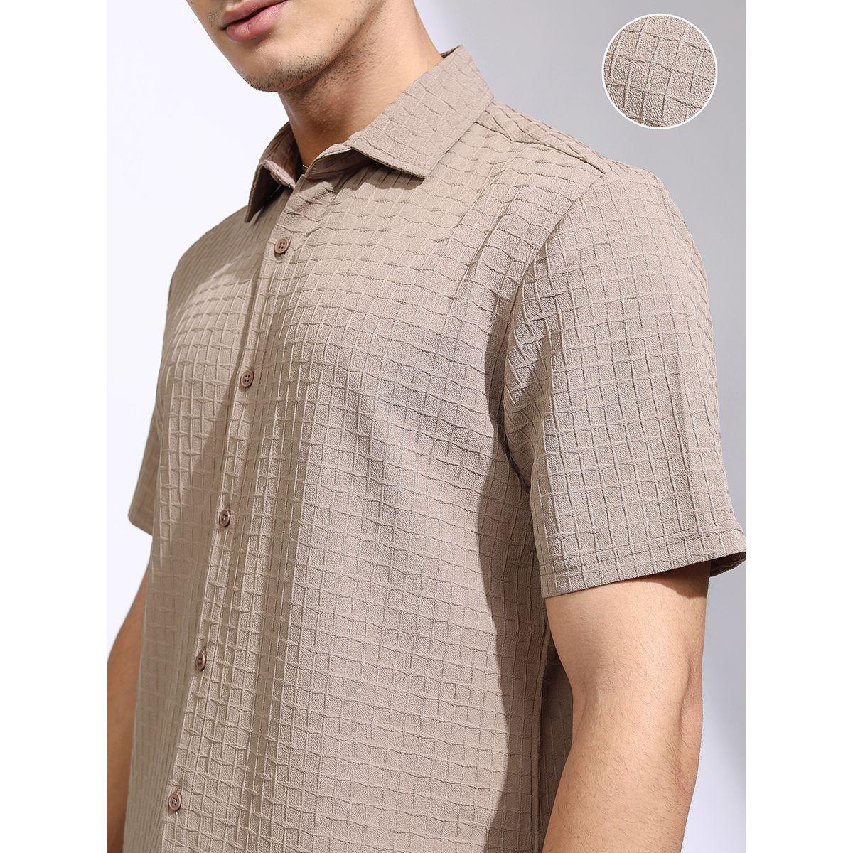 Highlander X Styli Textured Regular Fit Collared Shirt-men-clothing-shirts-image-5