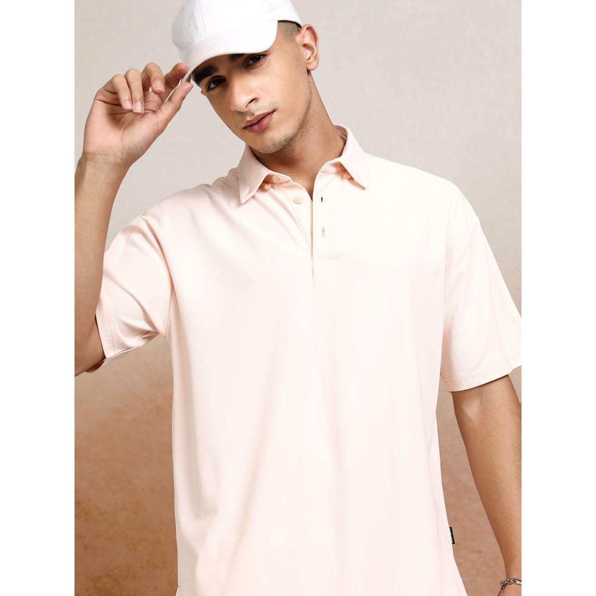 Highlander X Styli Solid Polo Neck Relaxed Fit T-Shirt-men-clothing-tshirtsandpolos-tshirts-image-1