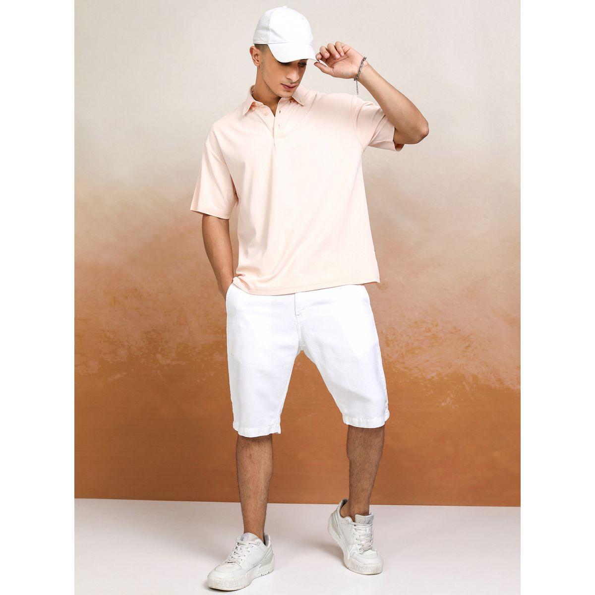 Highlander X Styli Solid Polo Neck Relaxed Fit T-Shirt-men-clothing-tshirtsandpolos-tshirts-image-2
