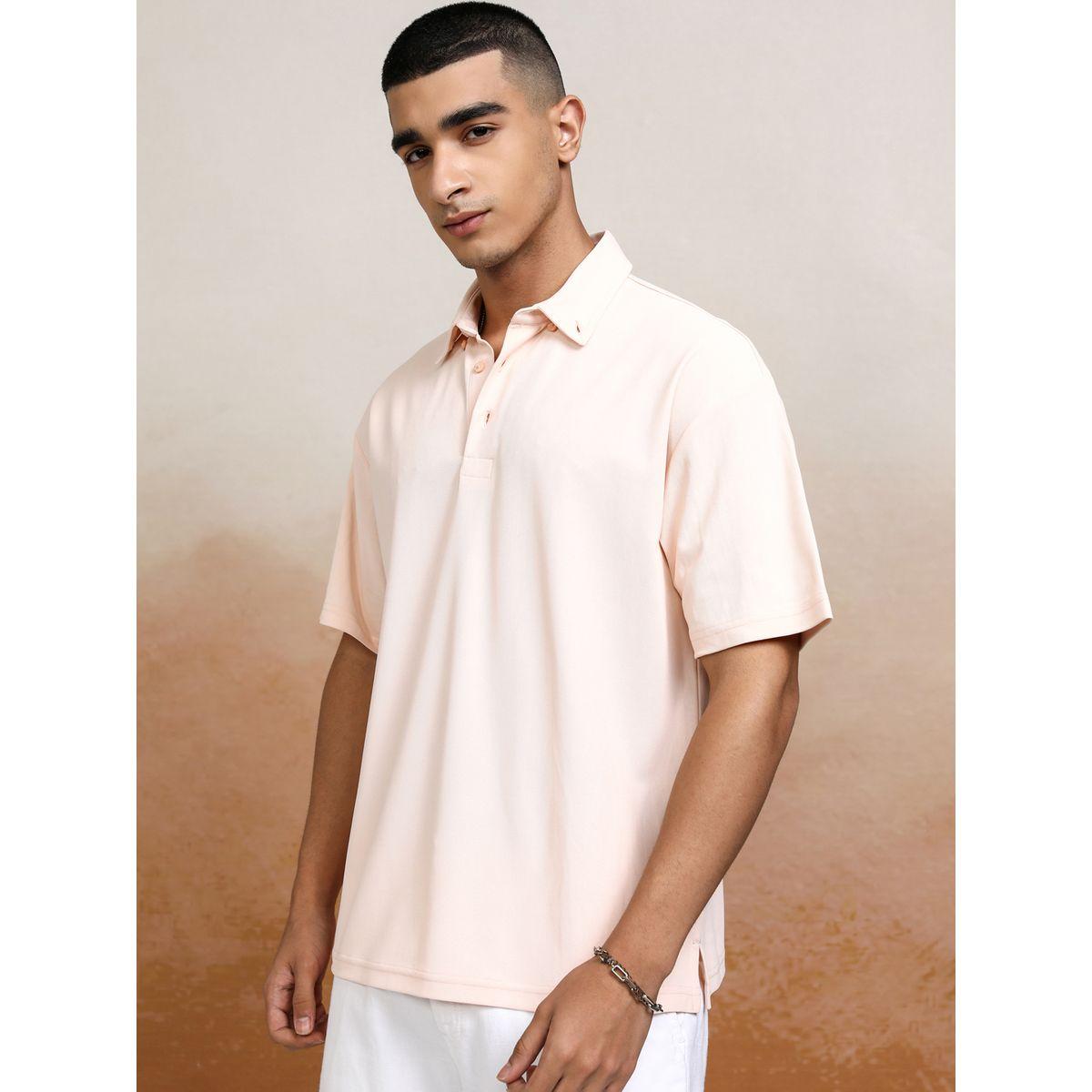 Highlander X Styli Solid Polo Neck Relaxed Fit T-Shirt-men-clothing-tshirtsandpolos-tshirts-image-4