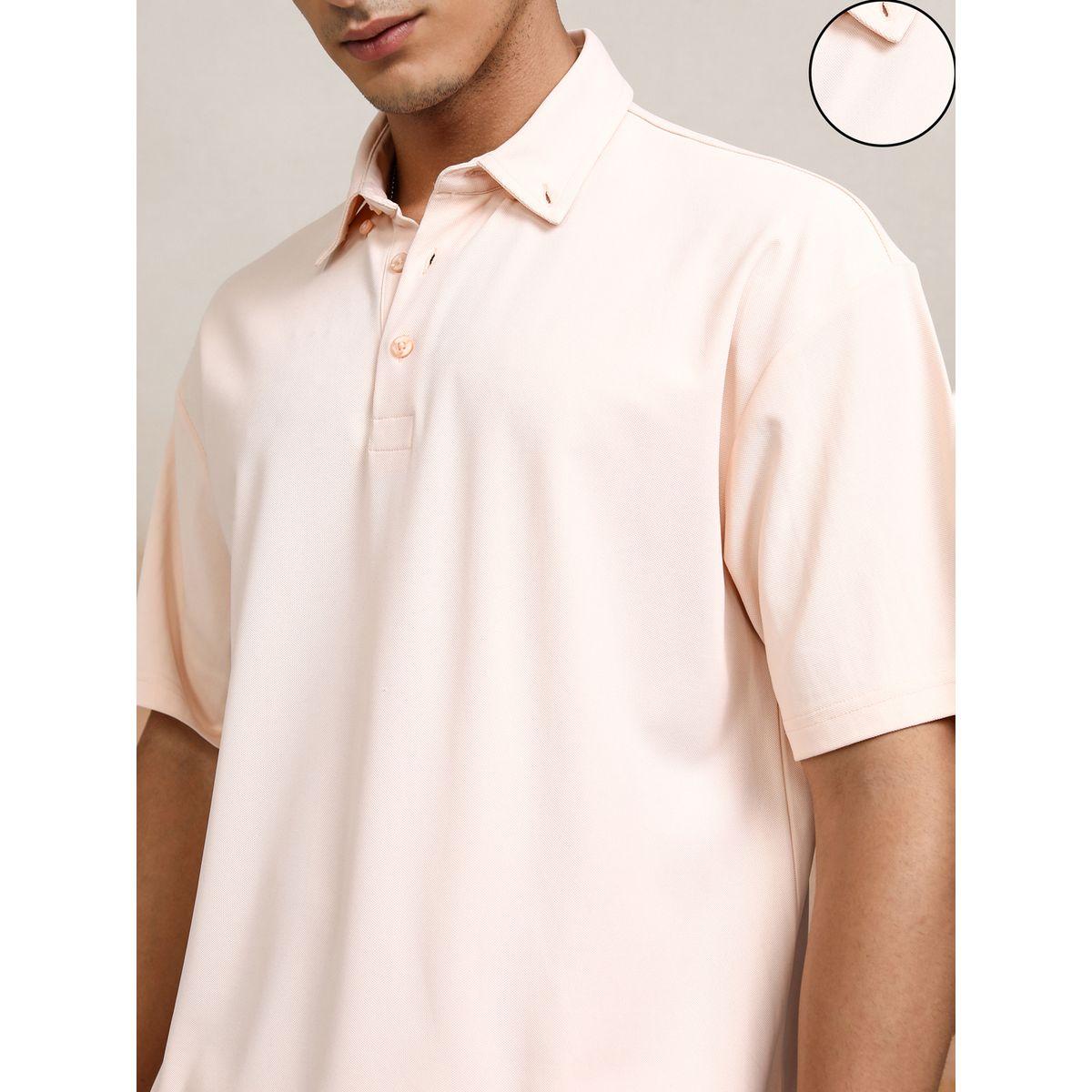 Highlander X Styli Solid Polo Neck Relaxed Fit T-Shirt-men-clothing-tshirtsandpolos-tshirts-image-5