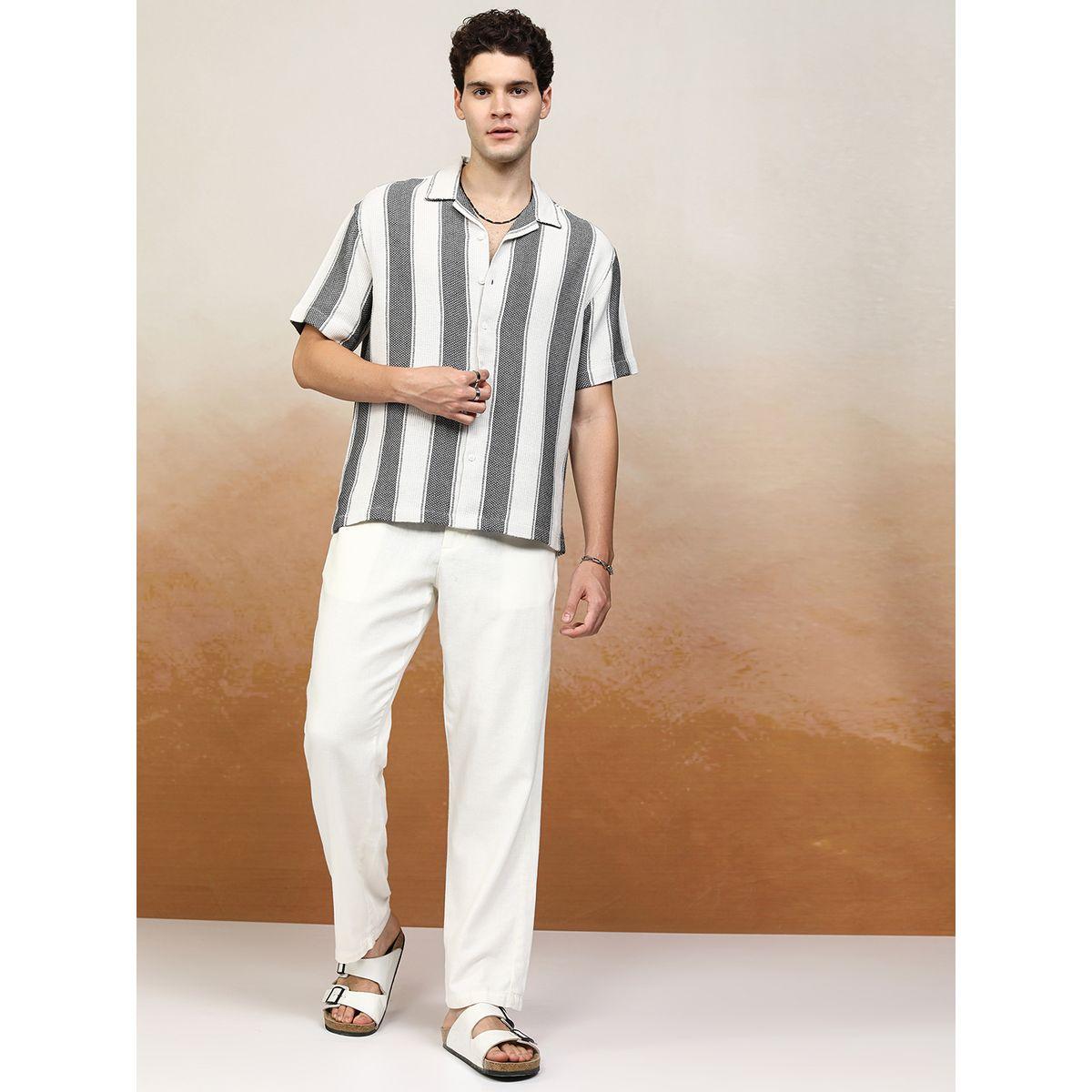 Highlander X Styli Oversized Striped Collared Shirt-men-clothing-shirts-image-2
