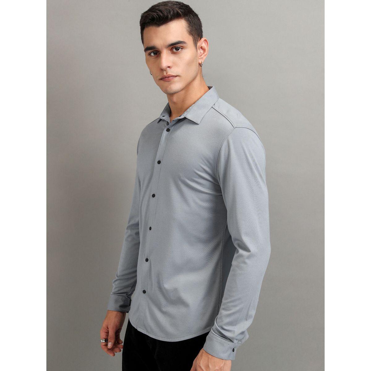 Highlander X Styli Solid Slim Fit Collared Shirt-men-clothing-shirts-image-4